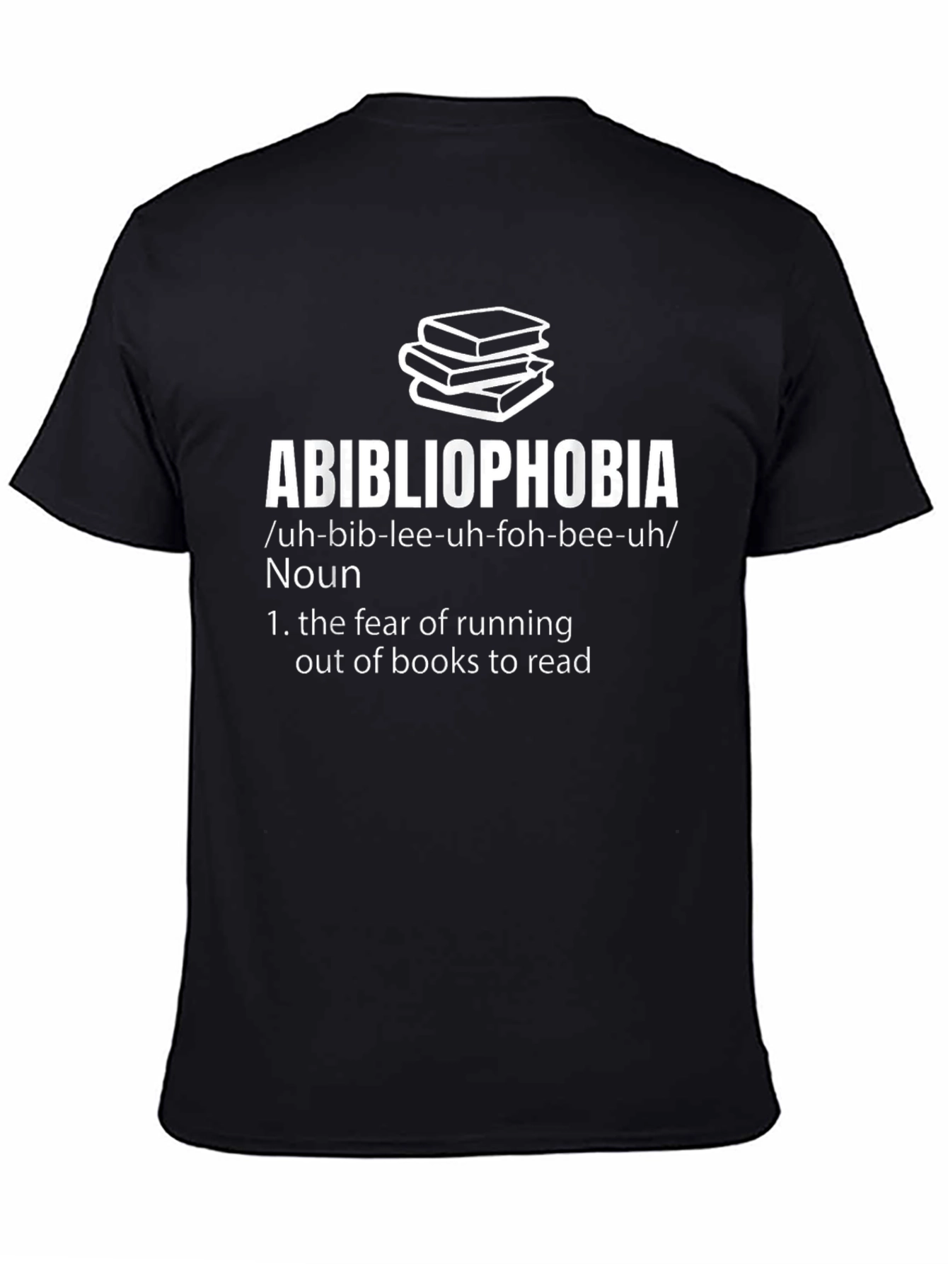 Camiseta Abibliophobia - Miedo a Quedarse sin Libros