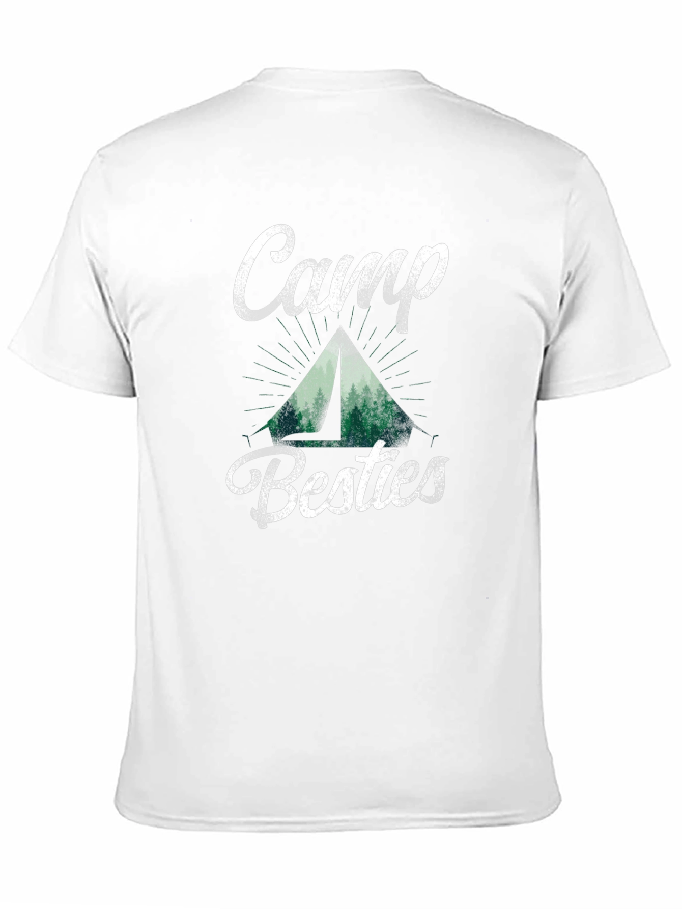 Camiseta Negra Camp Besties para Aventura y Amistad