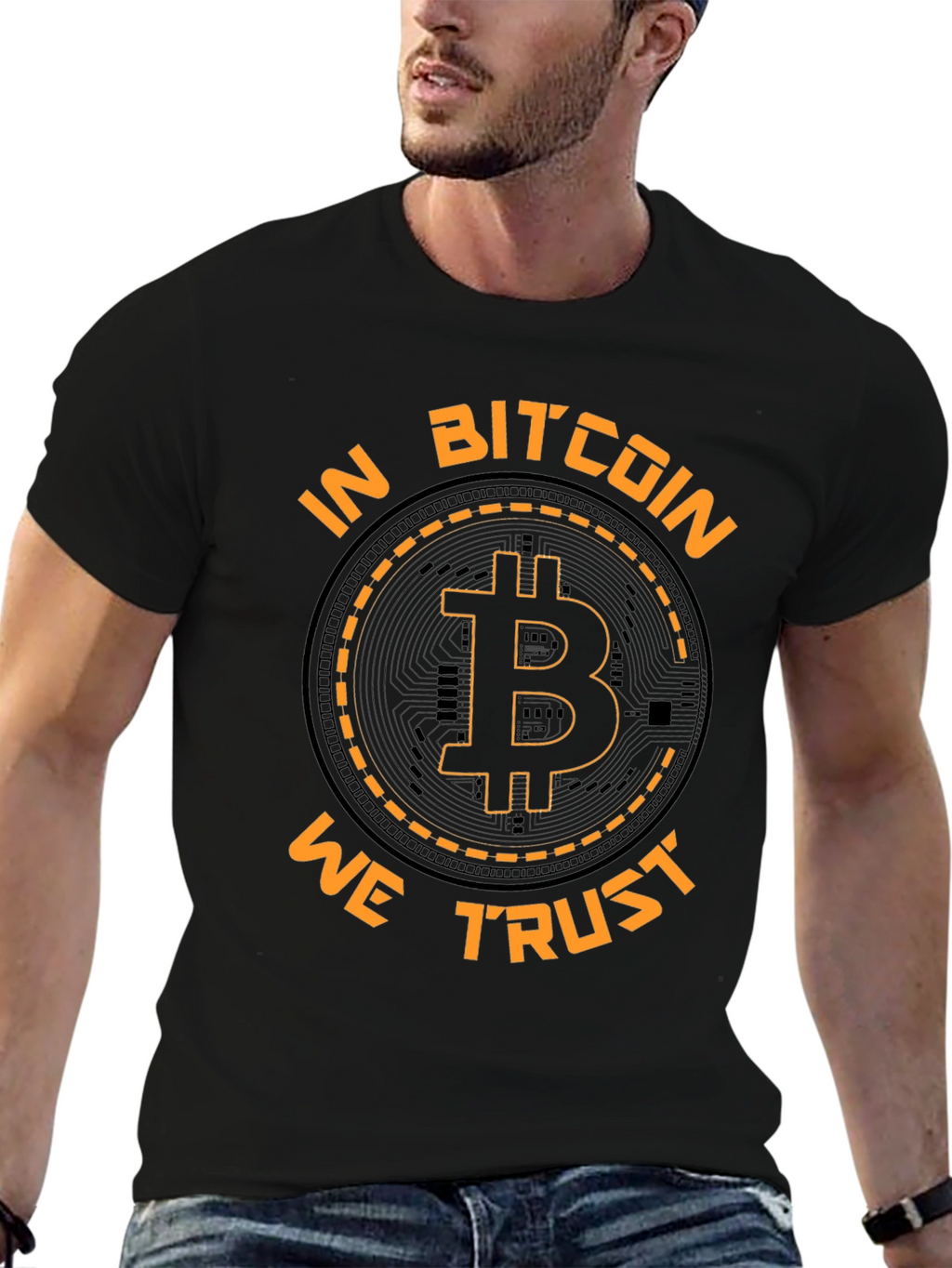 Camiseta Bitcoin - In Bitcoin We Trust