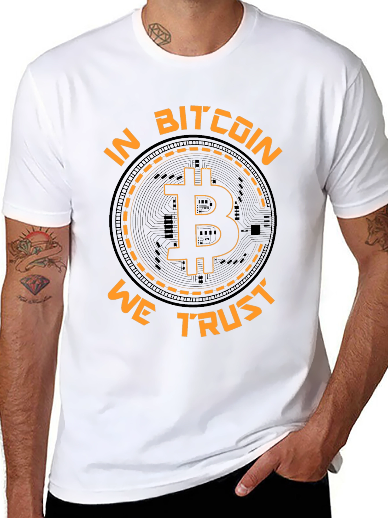 Camiseta Bitcoin - In Bitcoin We Trust
