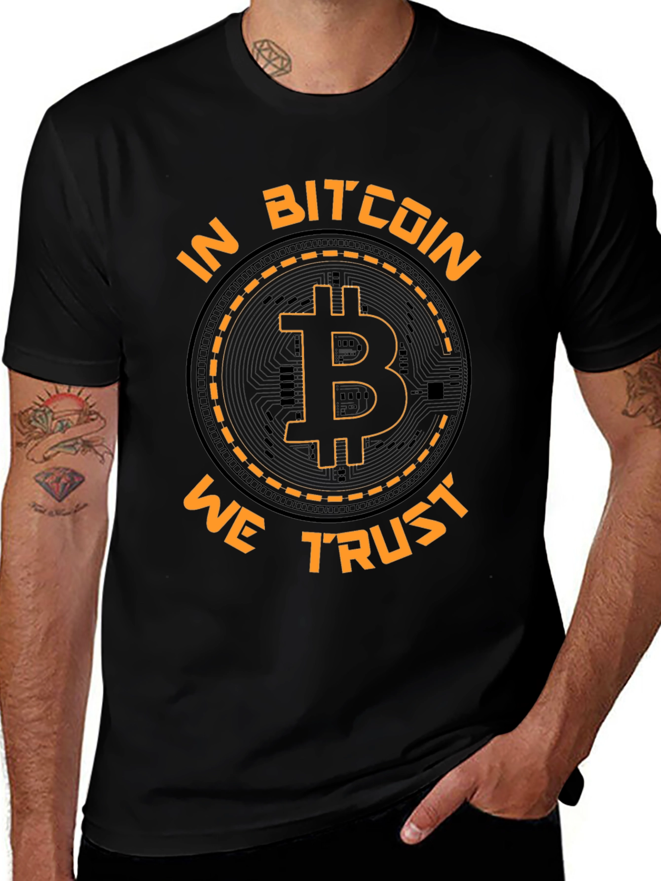 Camiseta Bitcoin - In Bitcoin We Trust