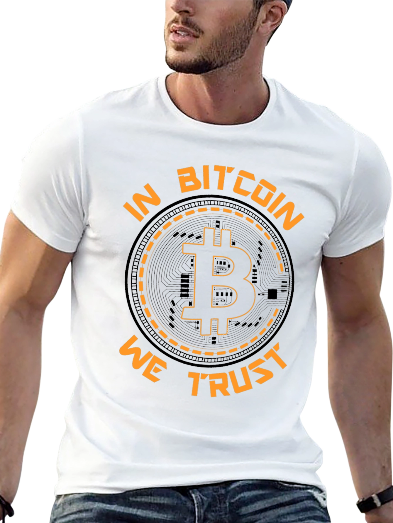 Camiseta Bitcoin - In Bitcoin We Trust