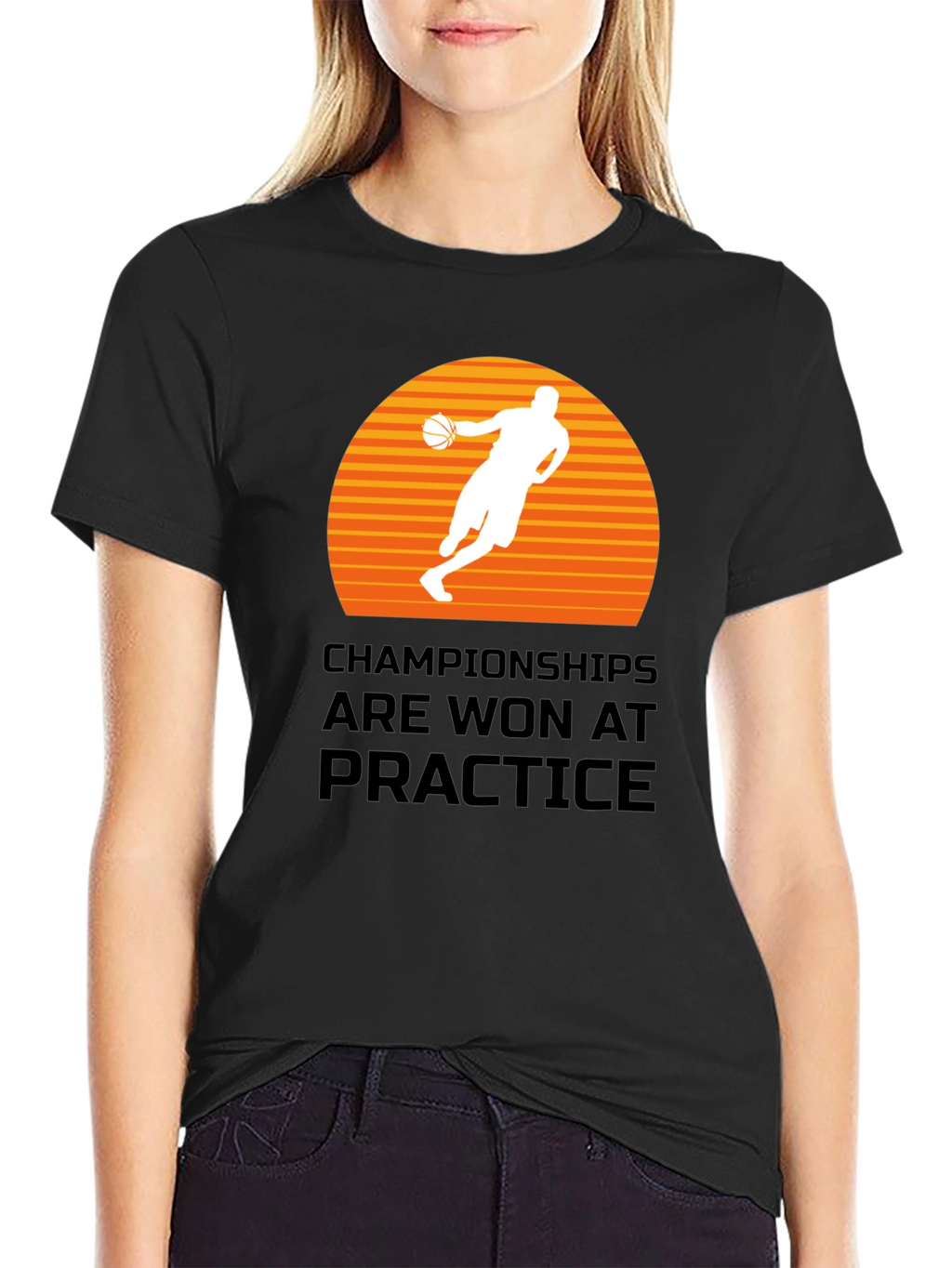 Camiseta Negra Baloncesto: Campeonatos en la Práctica