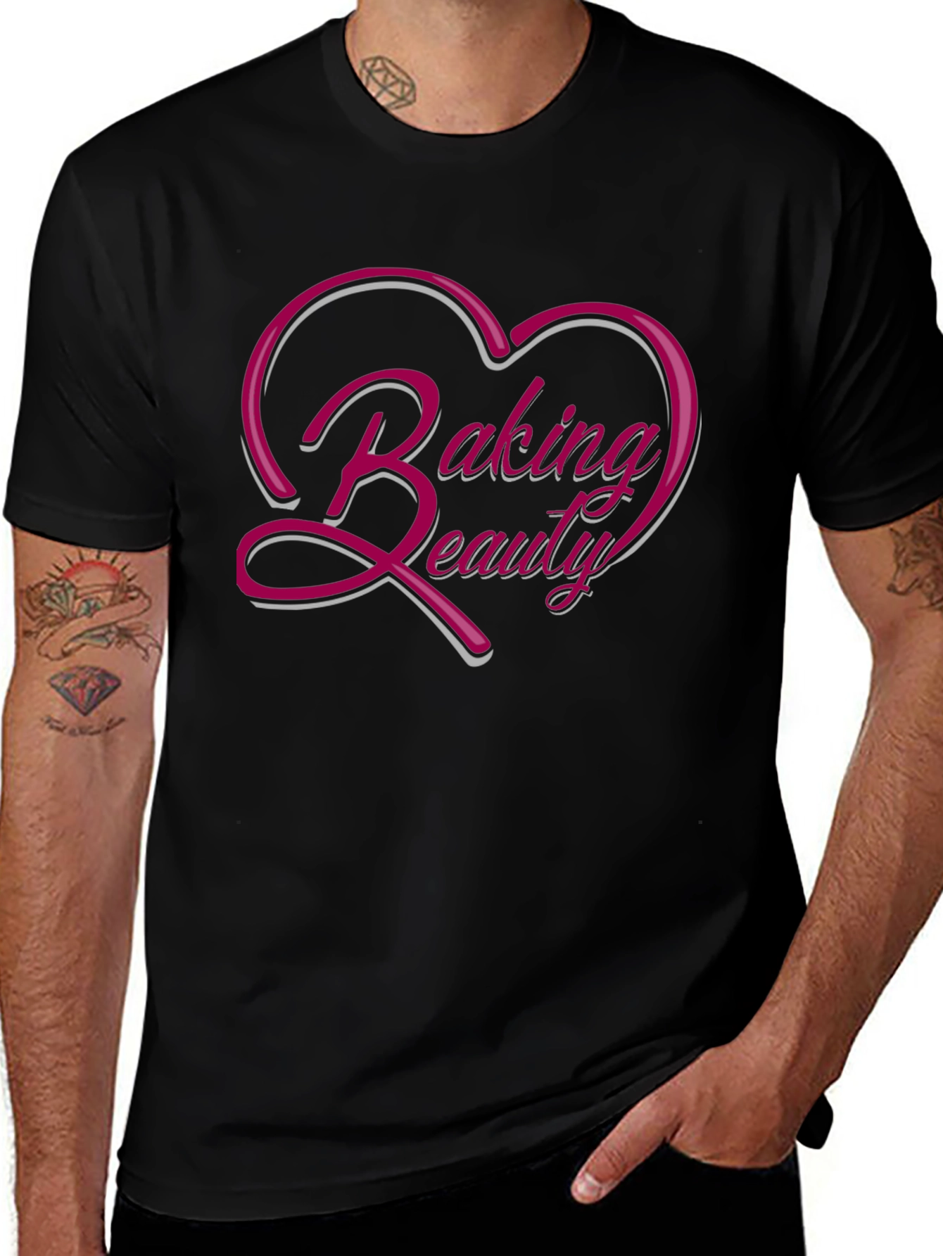 Camiseta Negra Baking Beauty