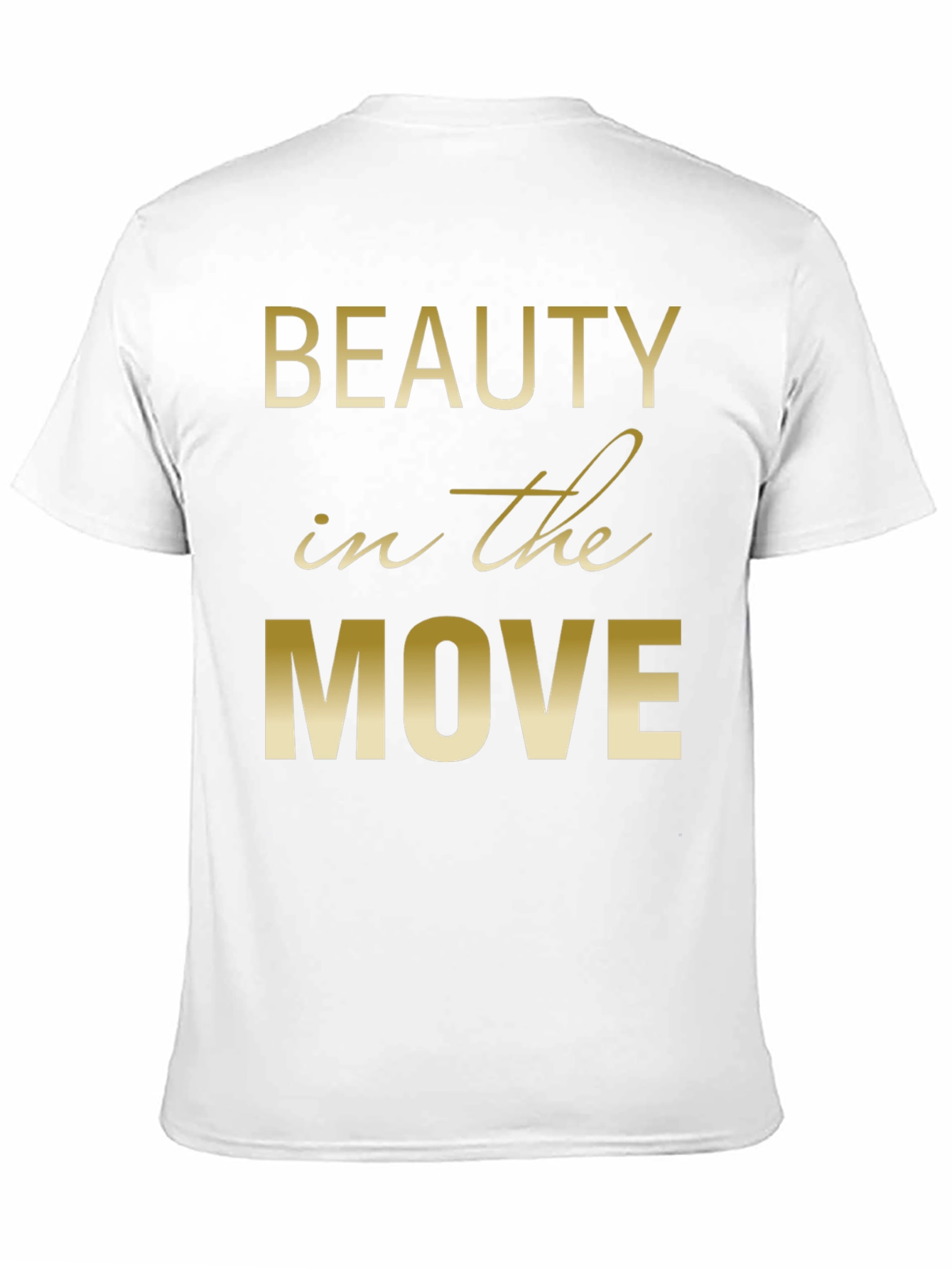 Camiseta Negra con Diseño Beauty in the Move