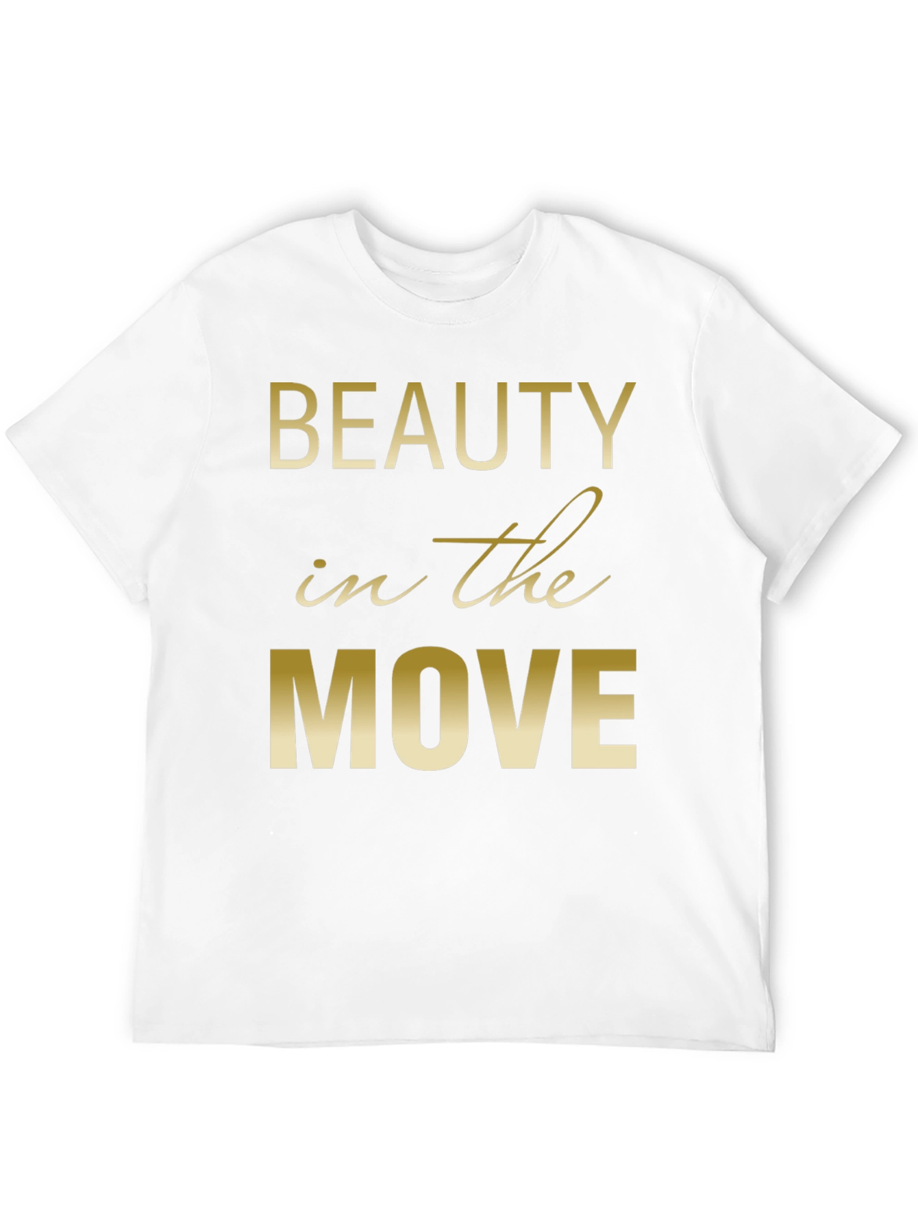 Camiseta Negra con Diseño Beauty in the Move