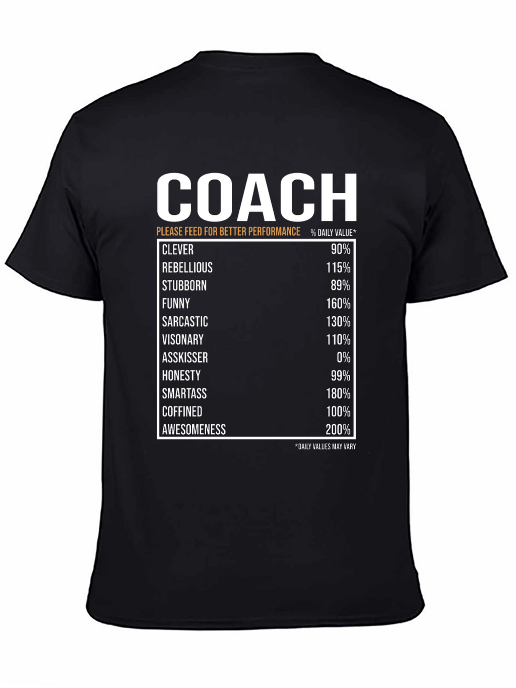 Camiseta Coach: Clever Rebelde Divertido y Asombroso