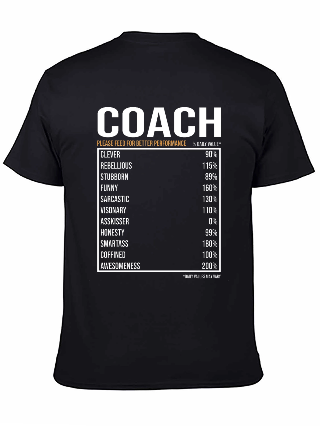 Camiseta Coach: Clever Rebelde Divertido y Asombroso
