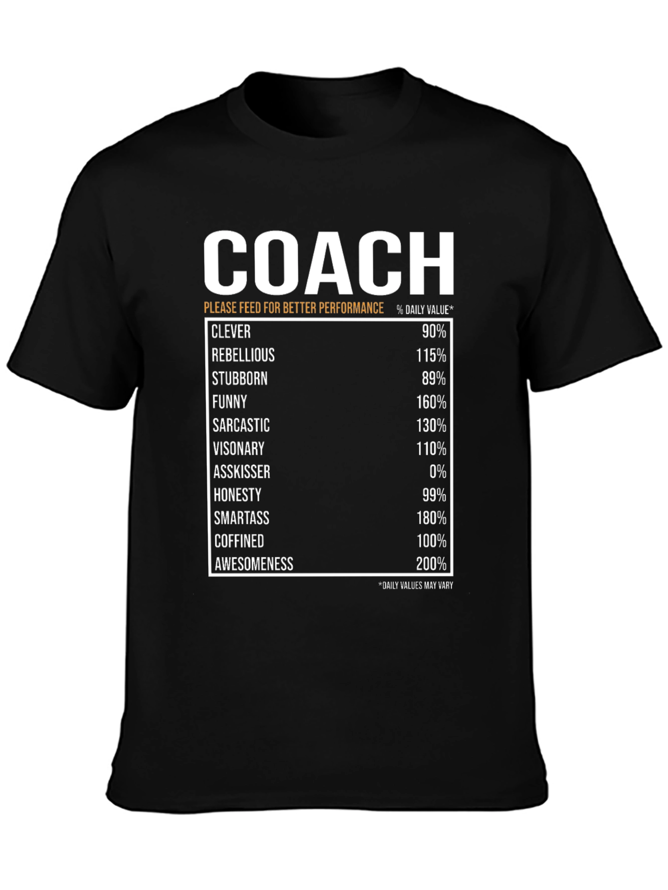 Camiseta Coach: Clever Rebelde Divertido y Asombroso
