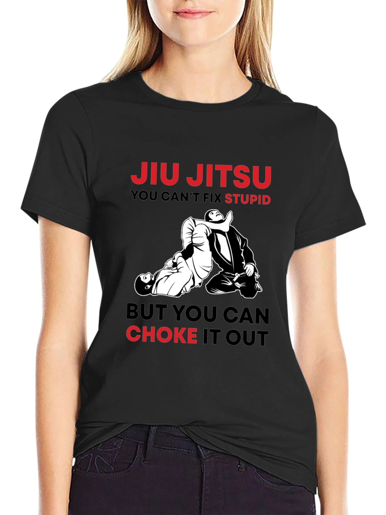 Camiseta Jiu Jitsu: No Puedes Arreglar la Estupidez