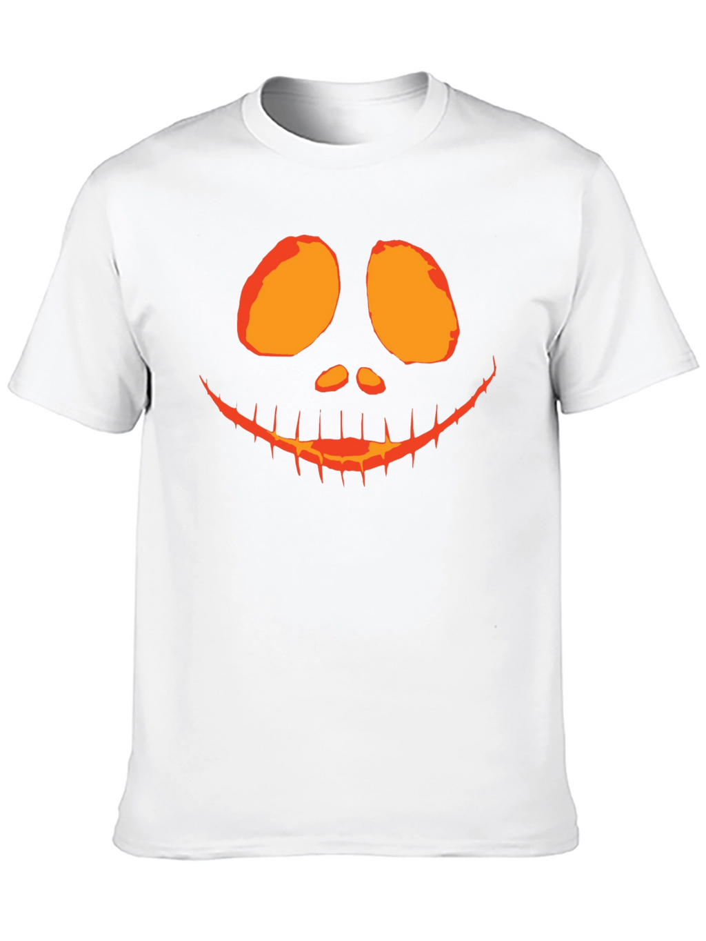 Camiseta Negra con Diseño de Calabaza Halloween