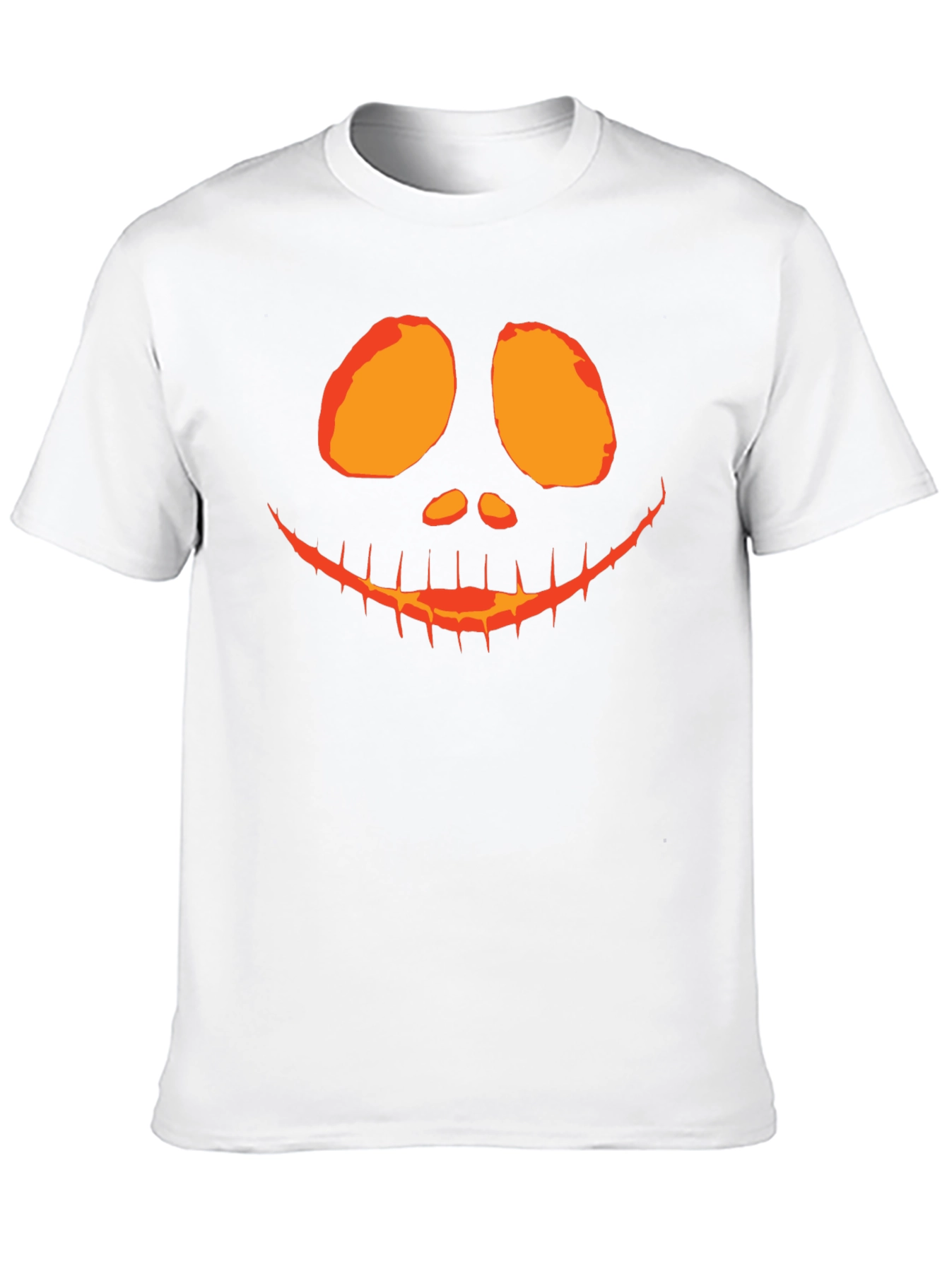 Camiseta Negra con Diseño de Calabaza Halloween