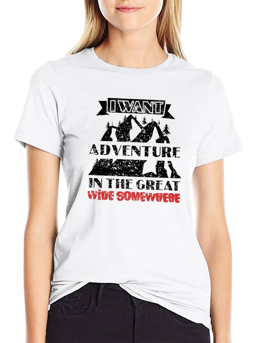 Camiseta Negra Aventura al Aire Libre