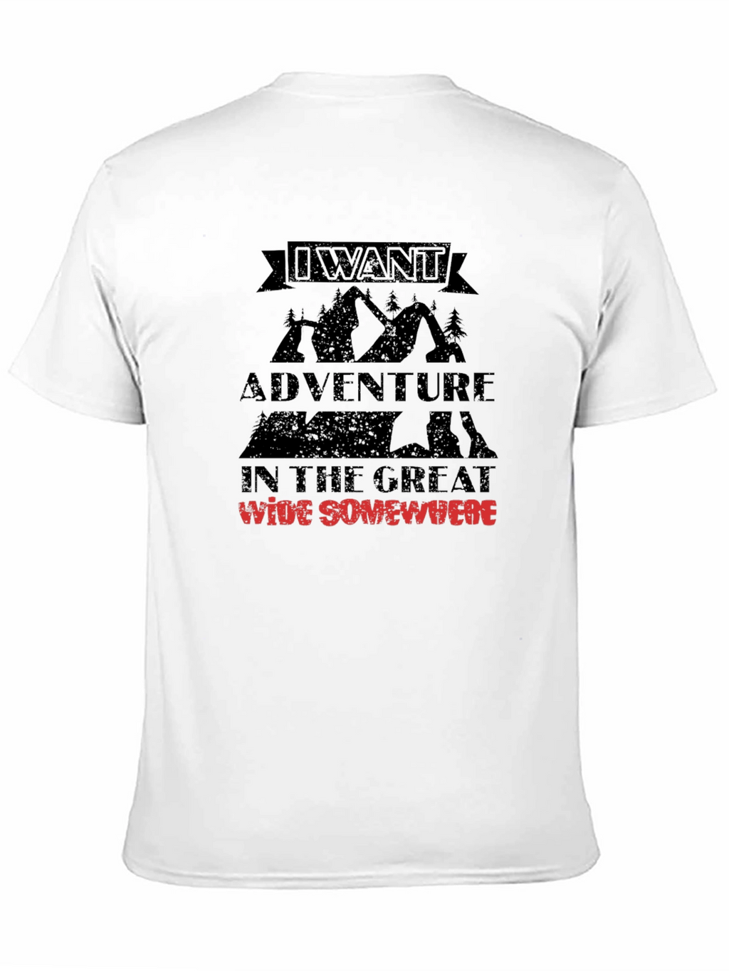 Camiseta Negra Aventura al Aire Libre