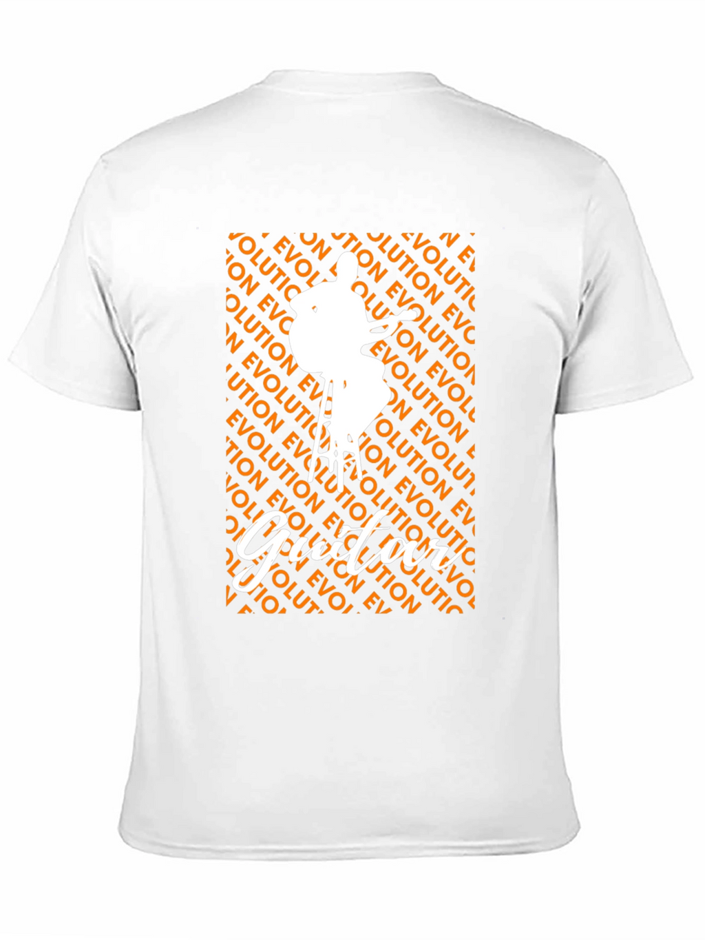 Camiseta Negra con Diseño de Guitarrista