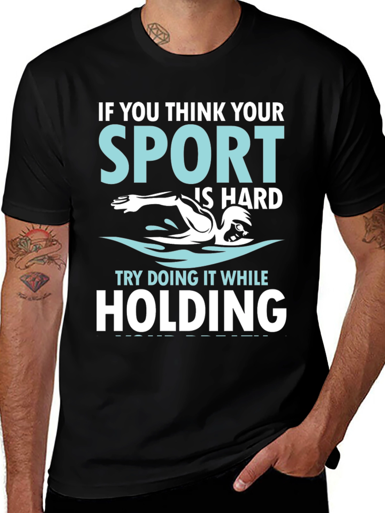 Camiseta Deportiva Natación: Si Crees Que Tu Deporte Es Difícil