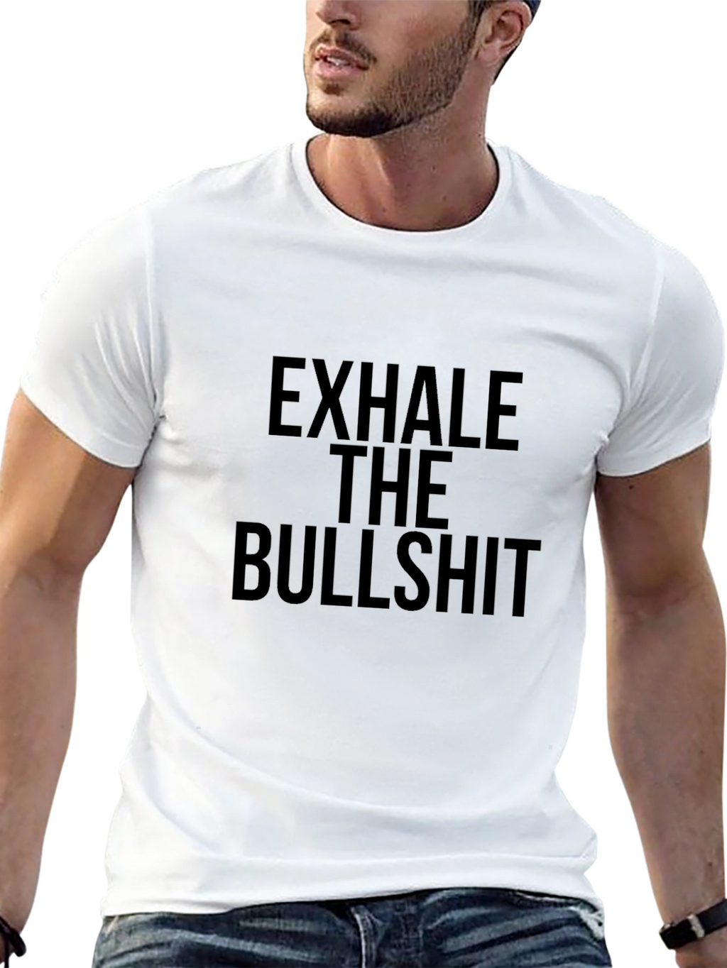 Camiseta Exhale The Bullshit - Estilo Casual