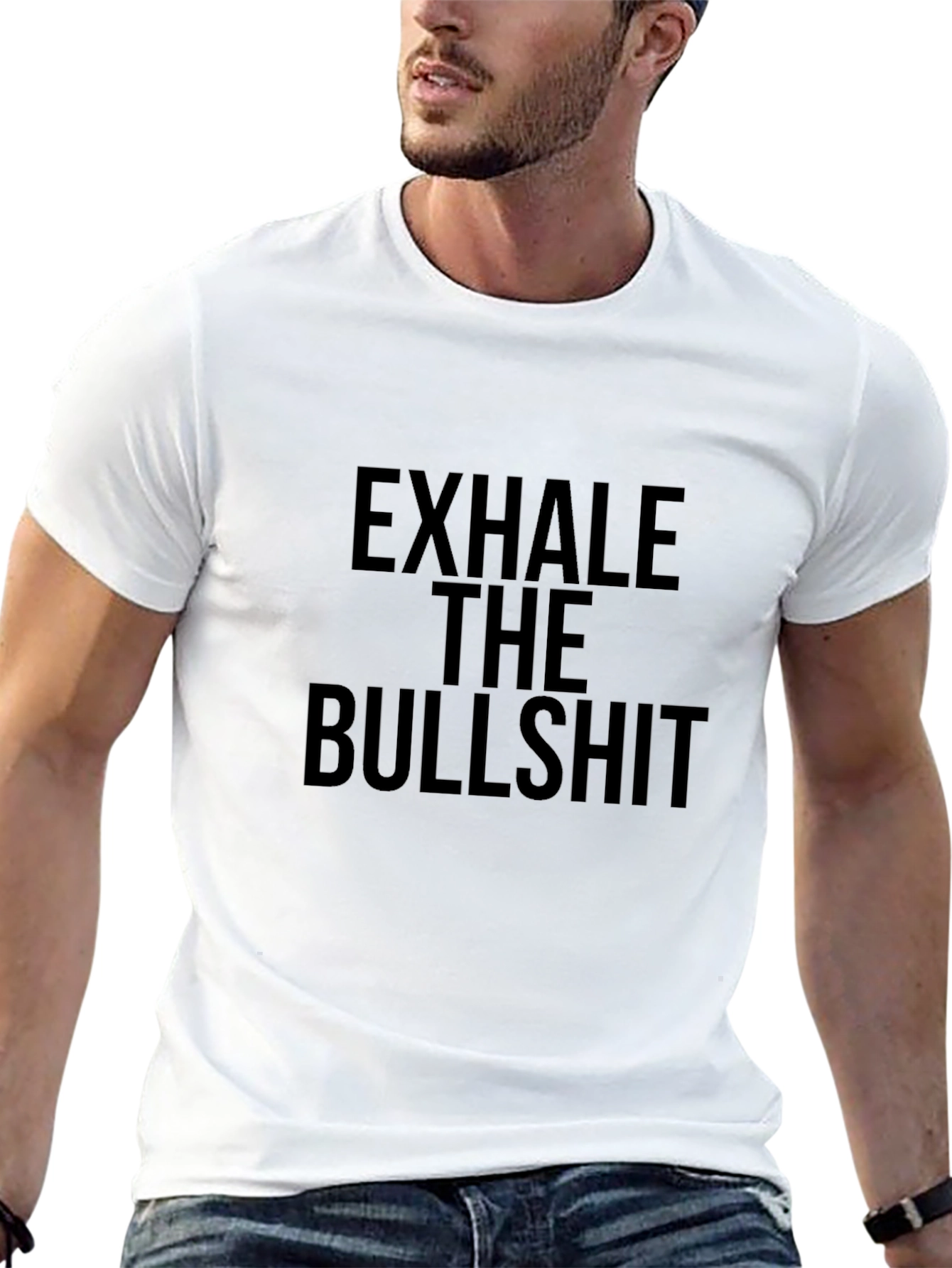 Camiseta Exhale The Bullshit - Estilo Casual