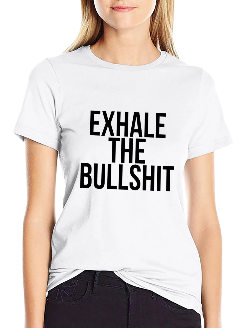 Camiseta Exhale The Bullshit - Estilo Casual
