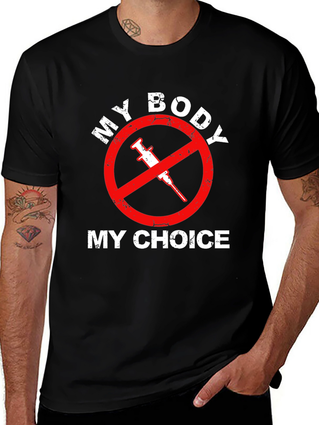 Camiseta Mi Cuerpo Mi Decisión - Anti-Vacunas