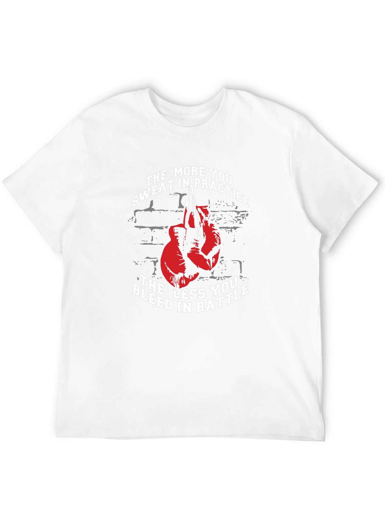 Camiseta Hombre Boxeo: Sudor en Práctica Menos Sangre en Batalla
