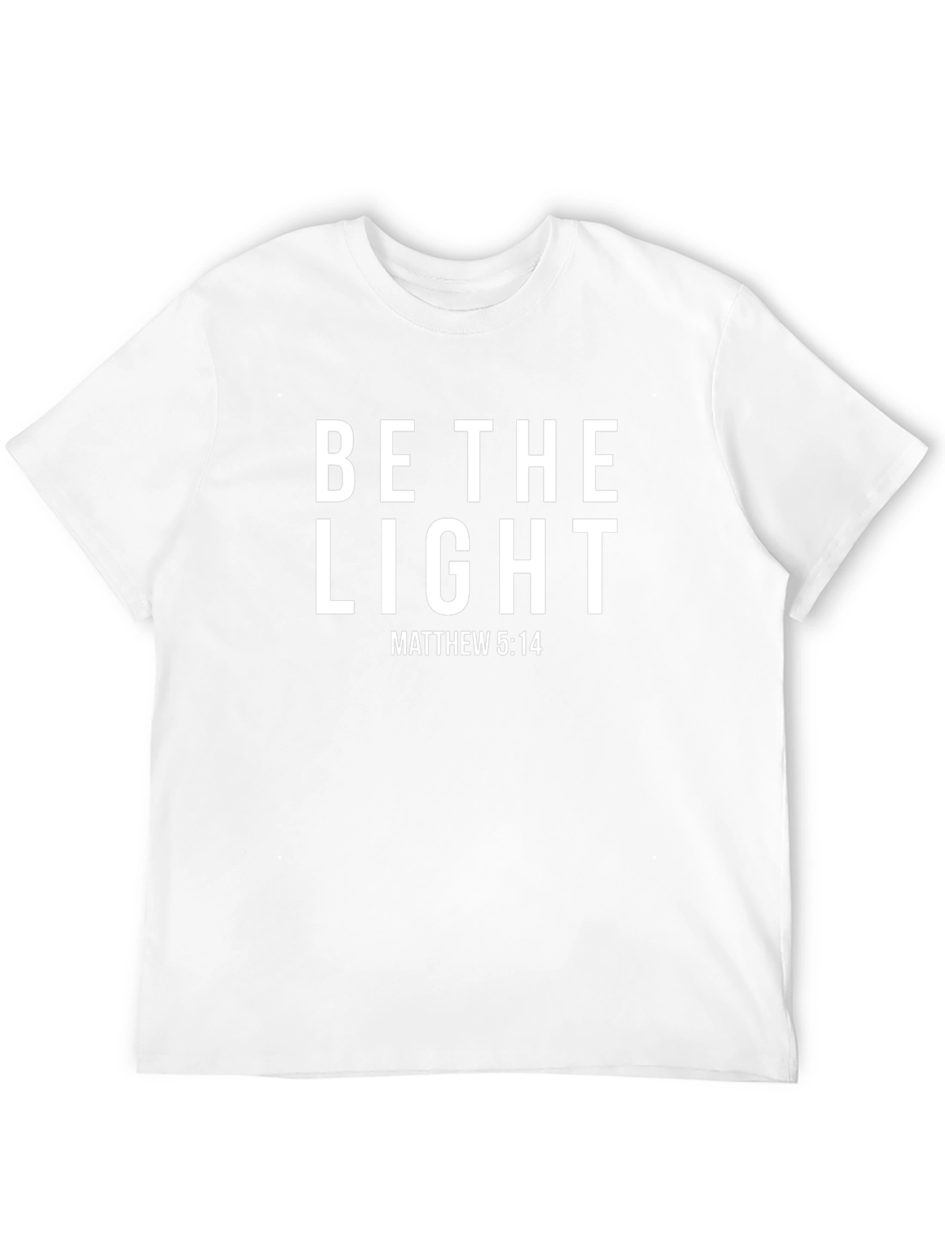 Camiseta Cristiana Sé la Luz - Inspiración y Fe