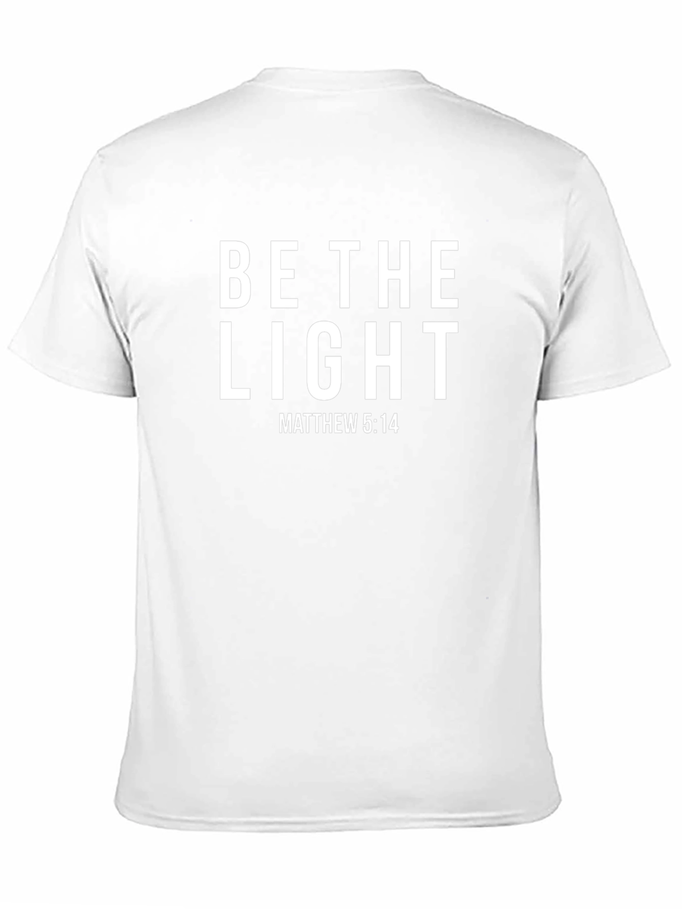 Camiseta Cristiana Sé la Luz - Inspiración y Fe