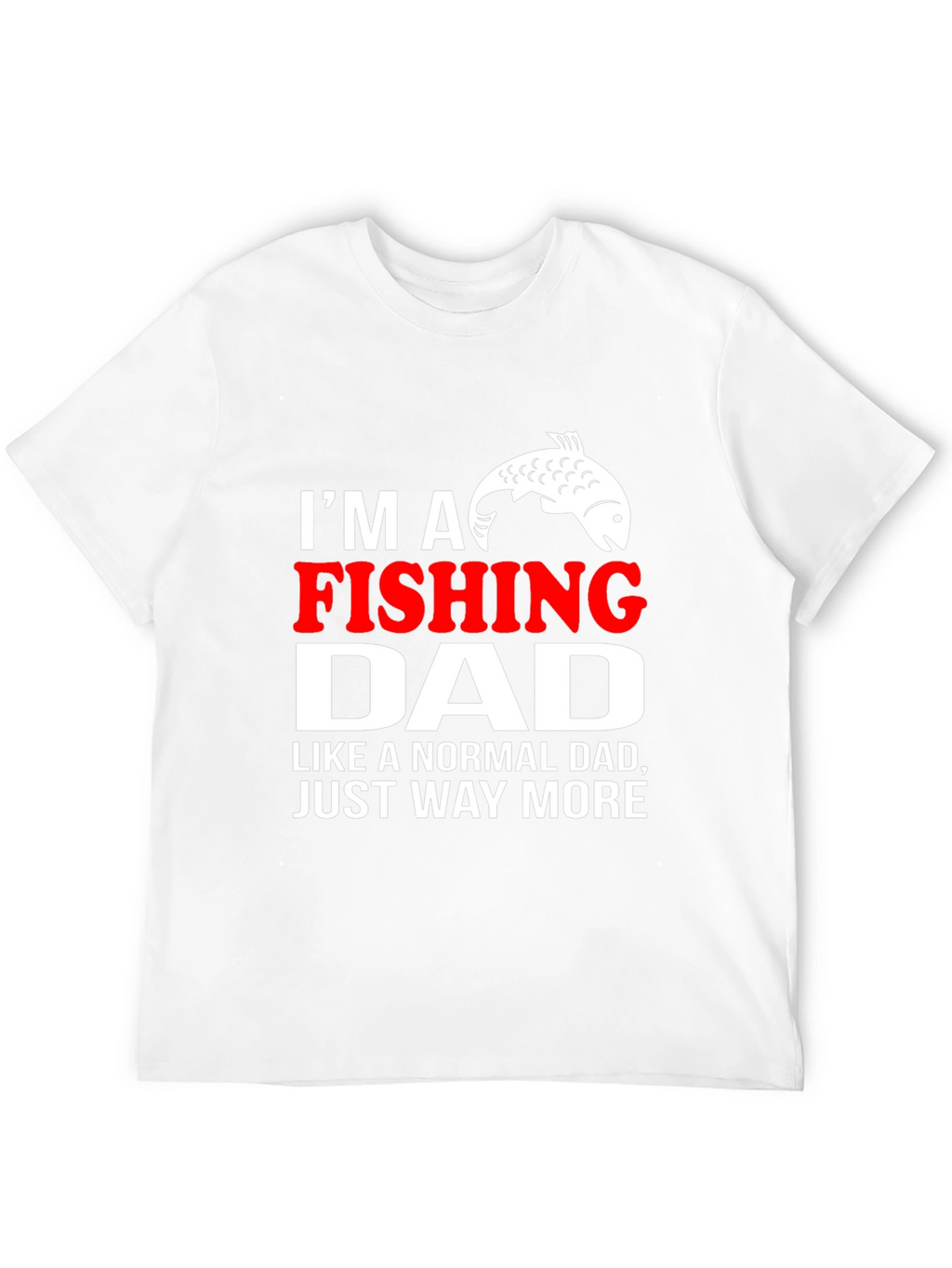 Camiseta Hombre Negro: Papá Pescador