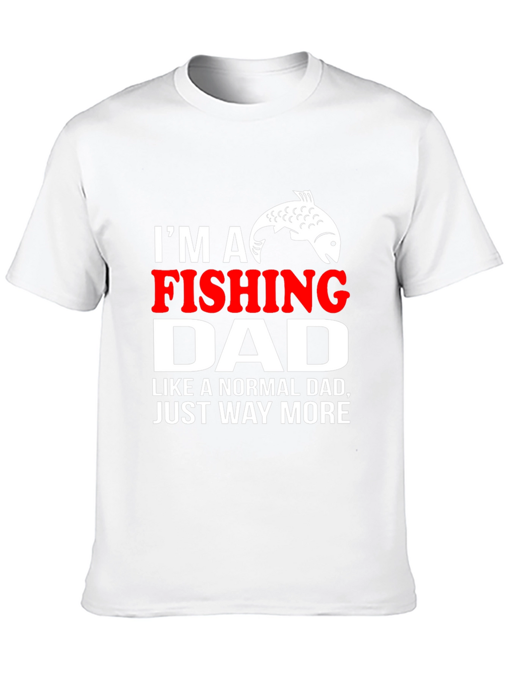 Camiseta Hombre Negro: Papá Pescador