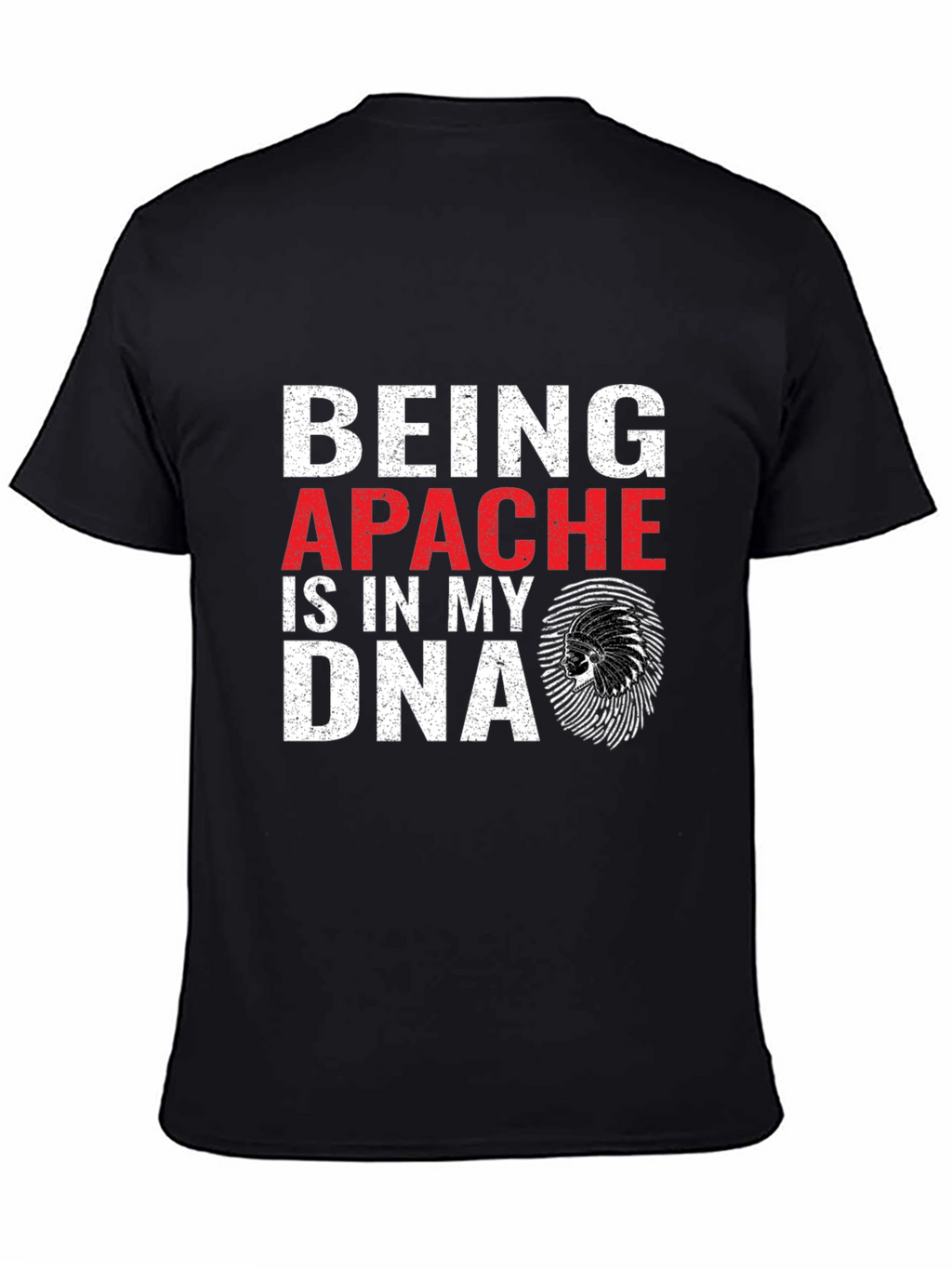 Camiseta Negra Apache DNA