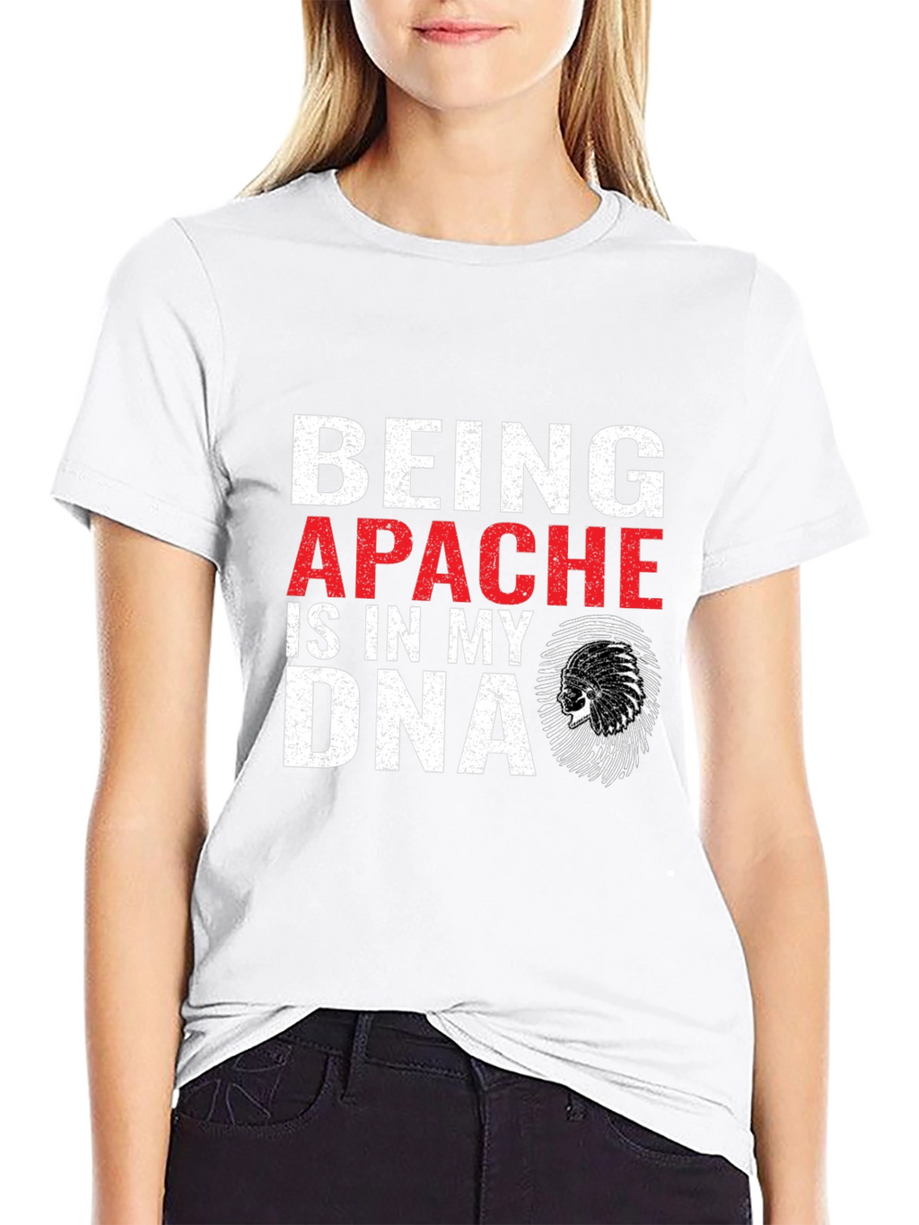 Camiseta Negra Apache DNA
