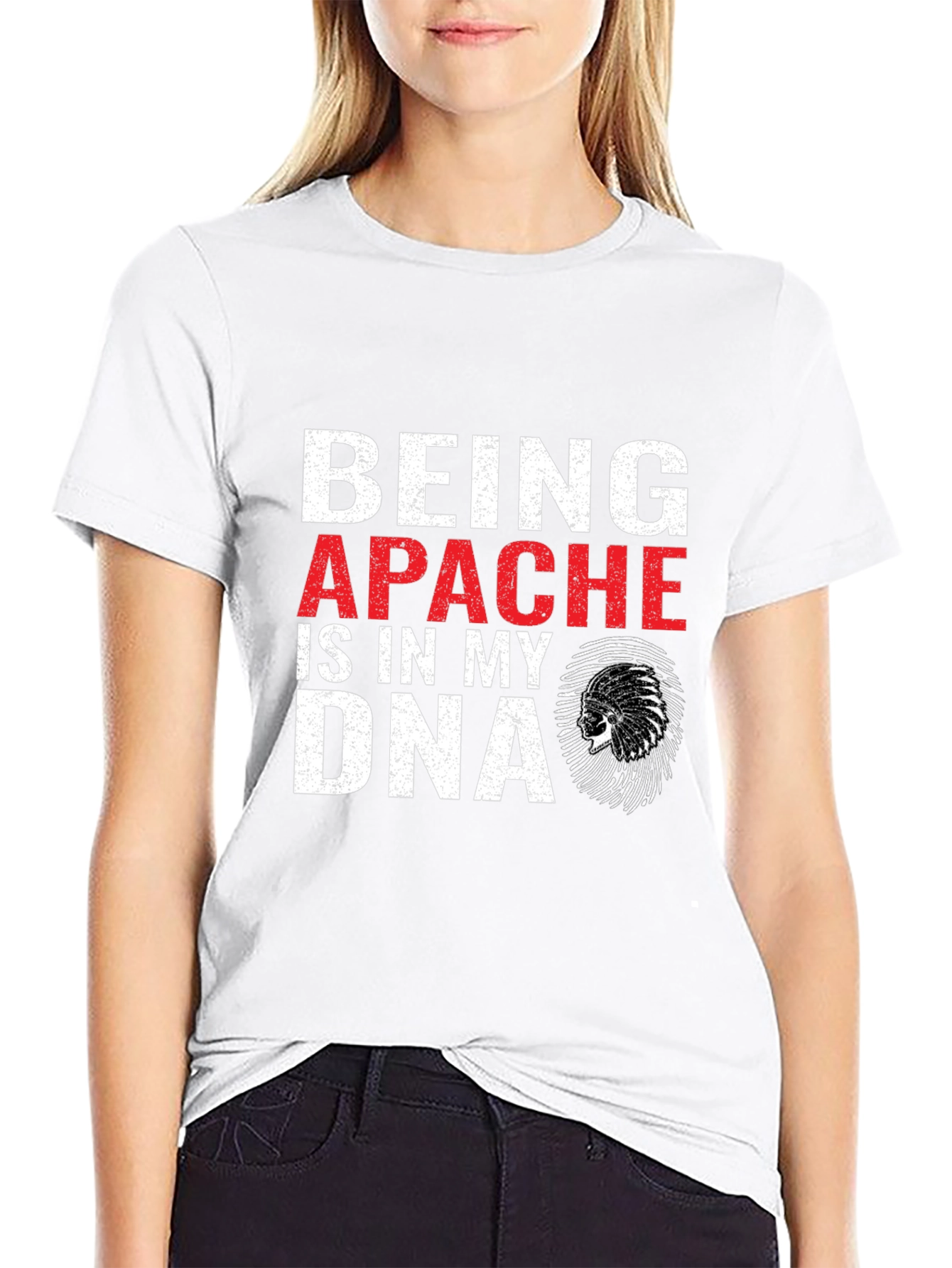 Camiseta Negra Apache DNA