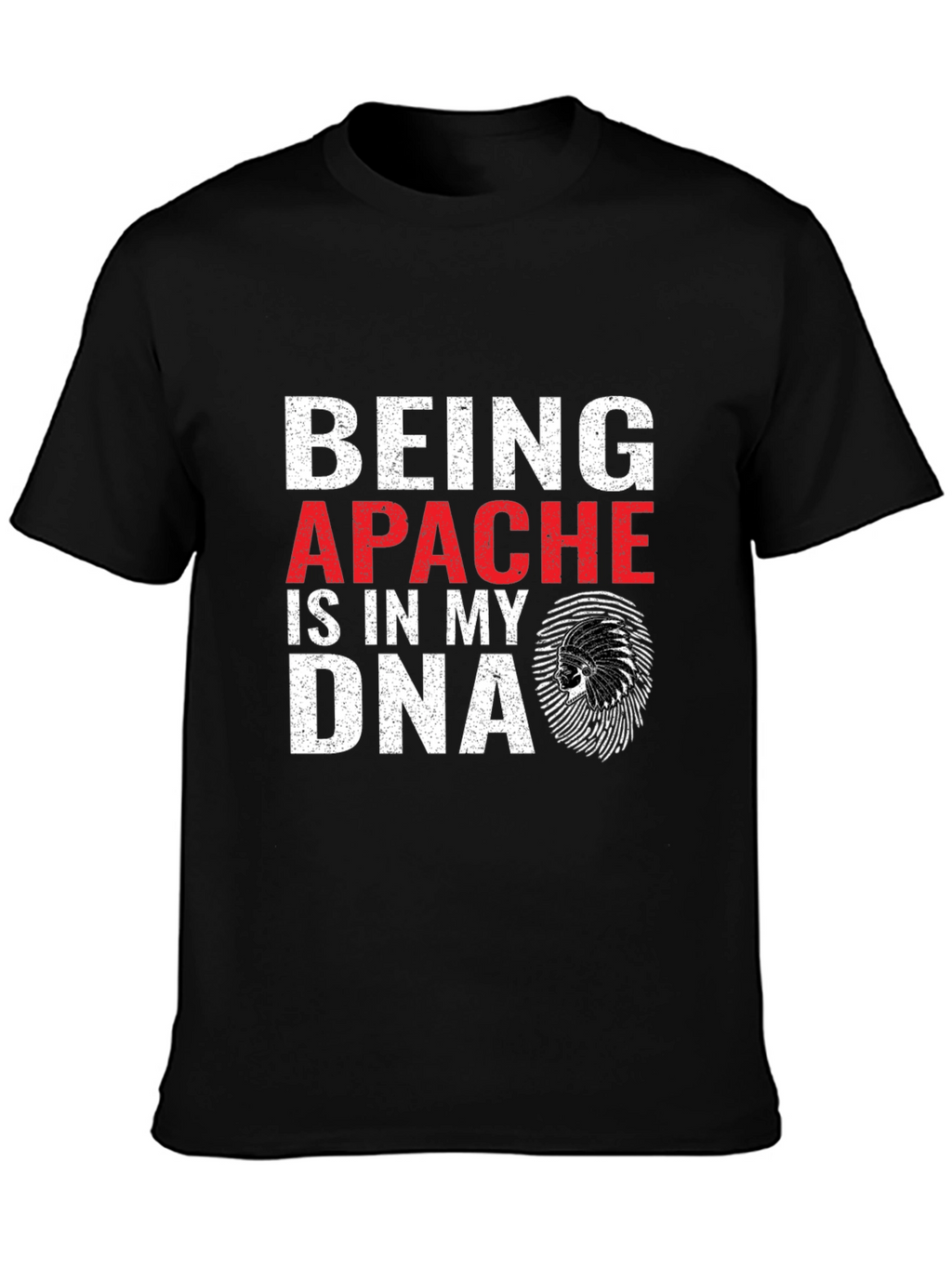 Camiseta Negra Apache DNA