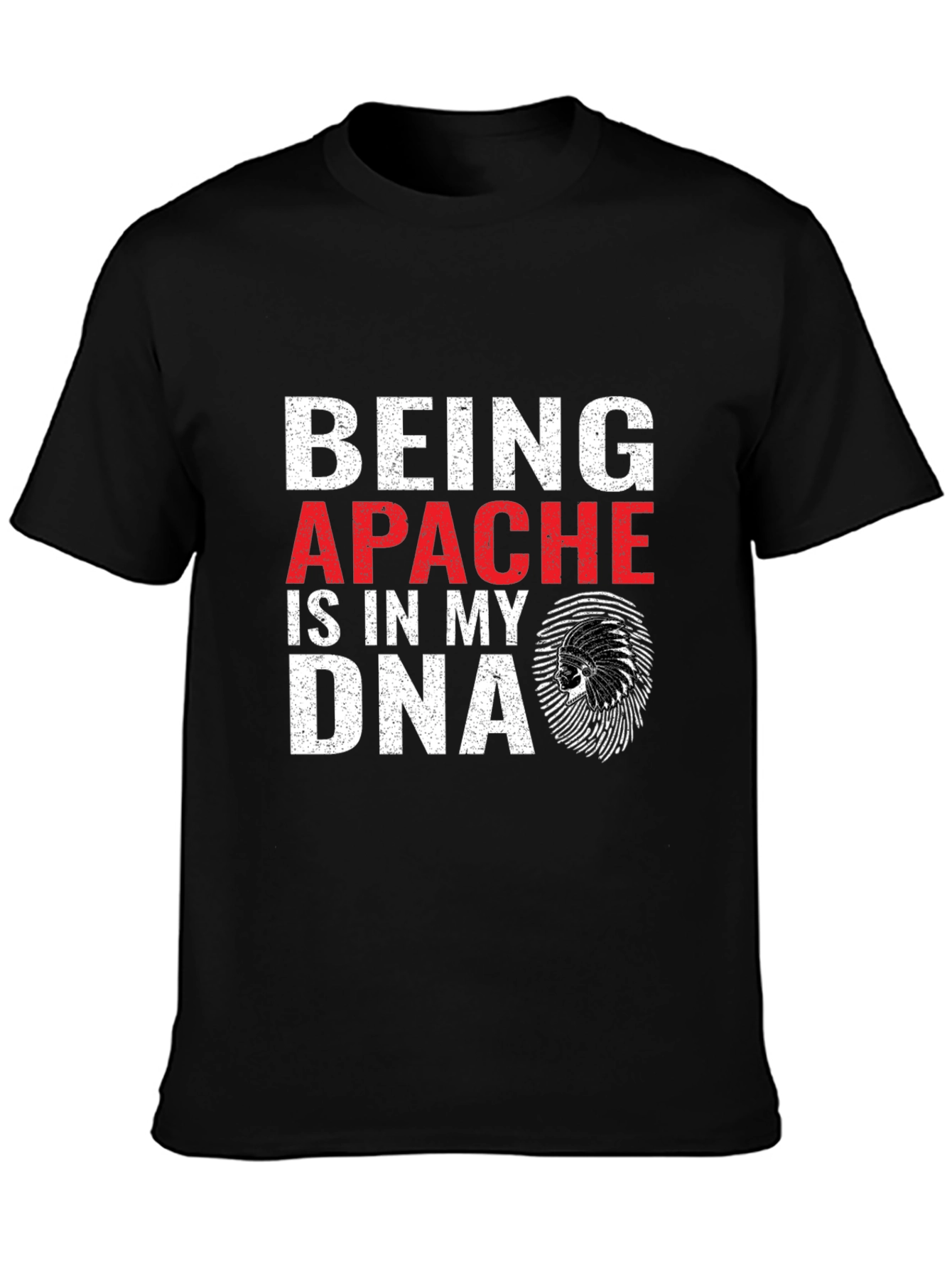 Camiseta Negra Apache DNA