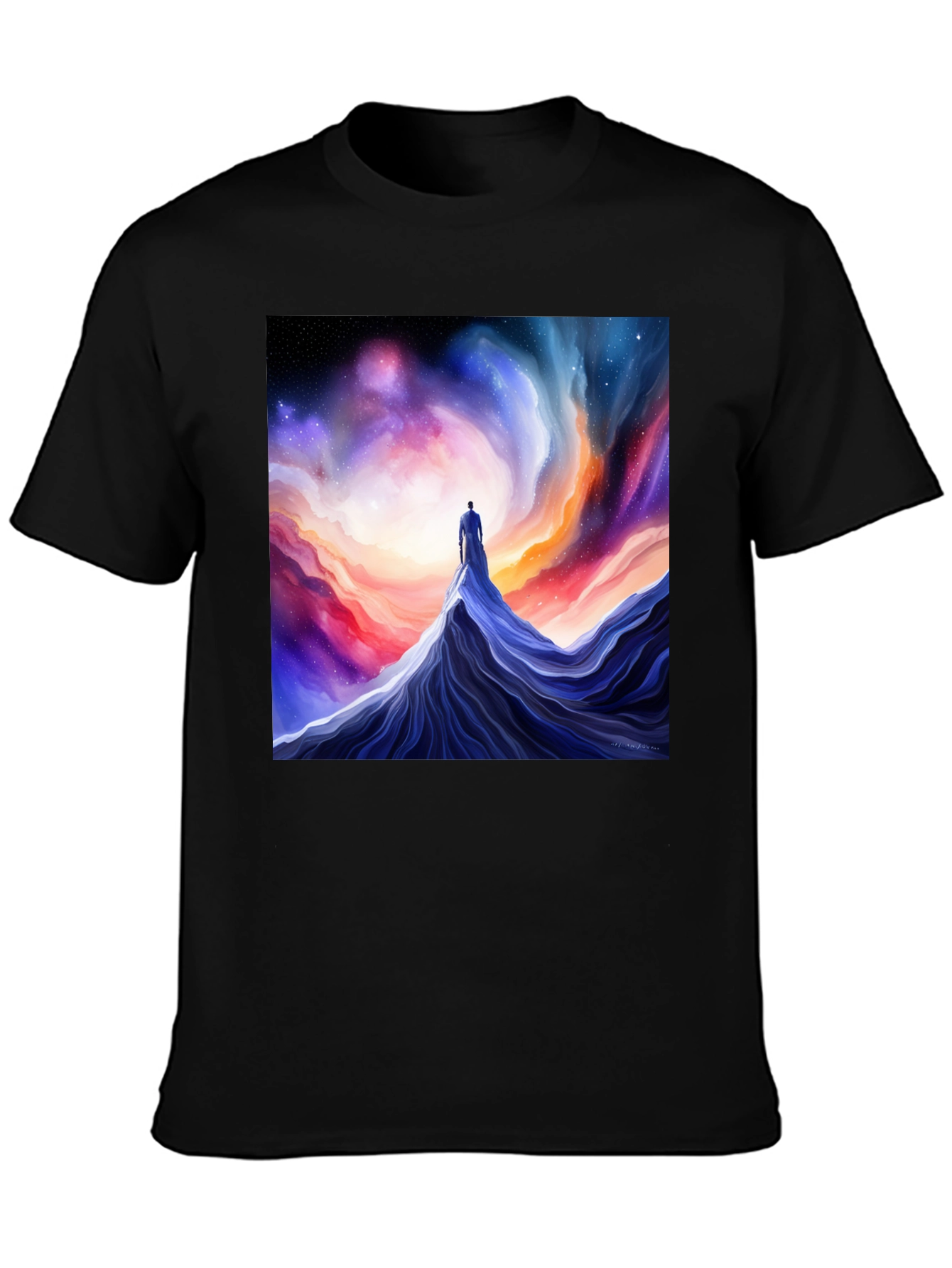 Camiseta Hombre Diseño Cósmico