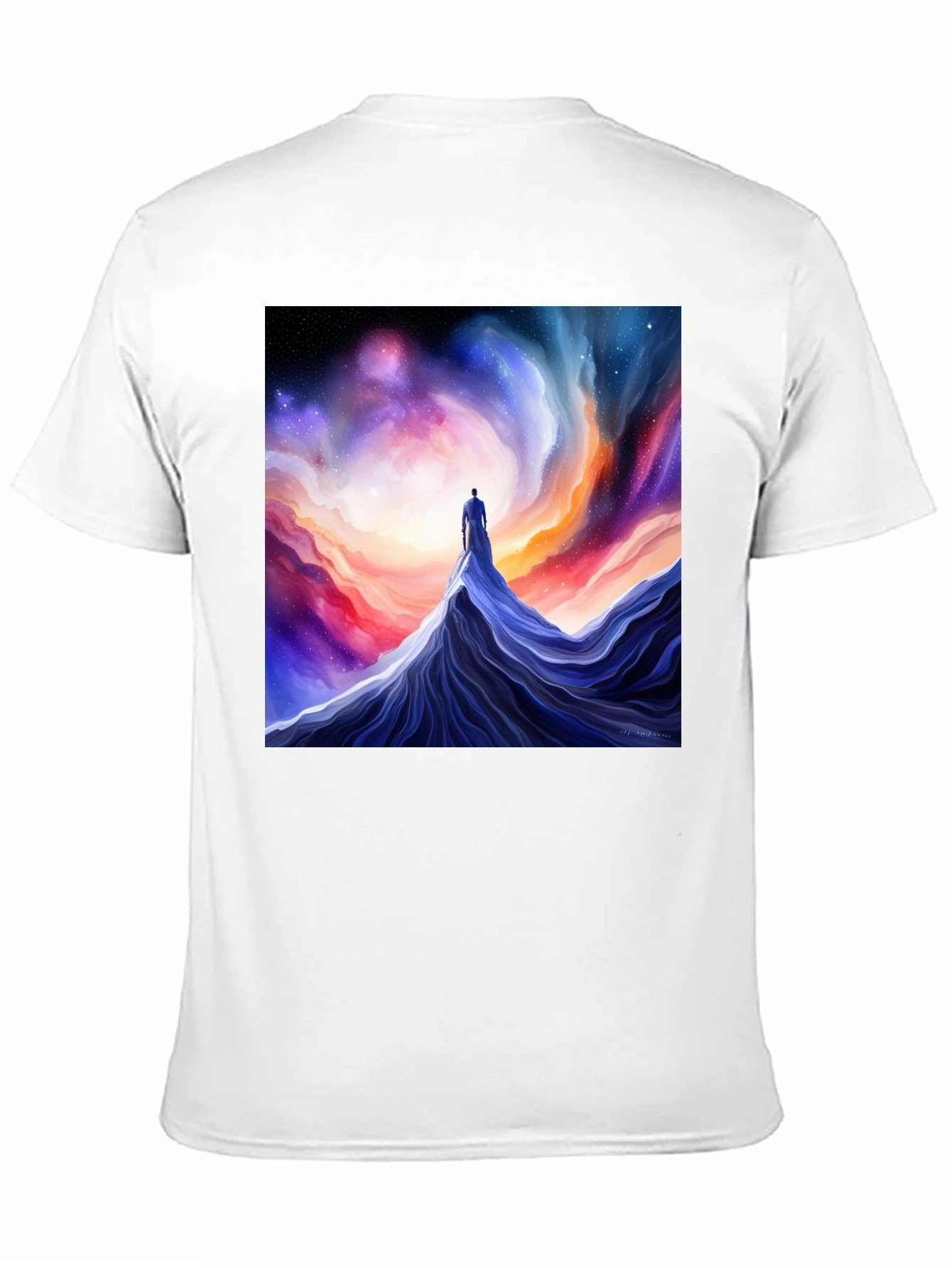 Camiseta Hombre Diseño Cósmico