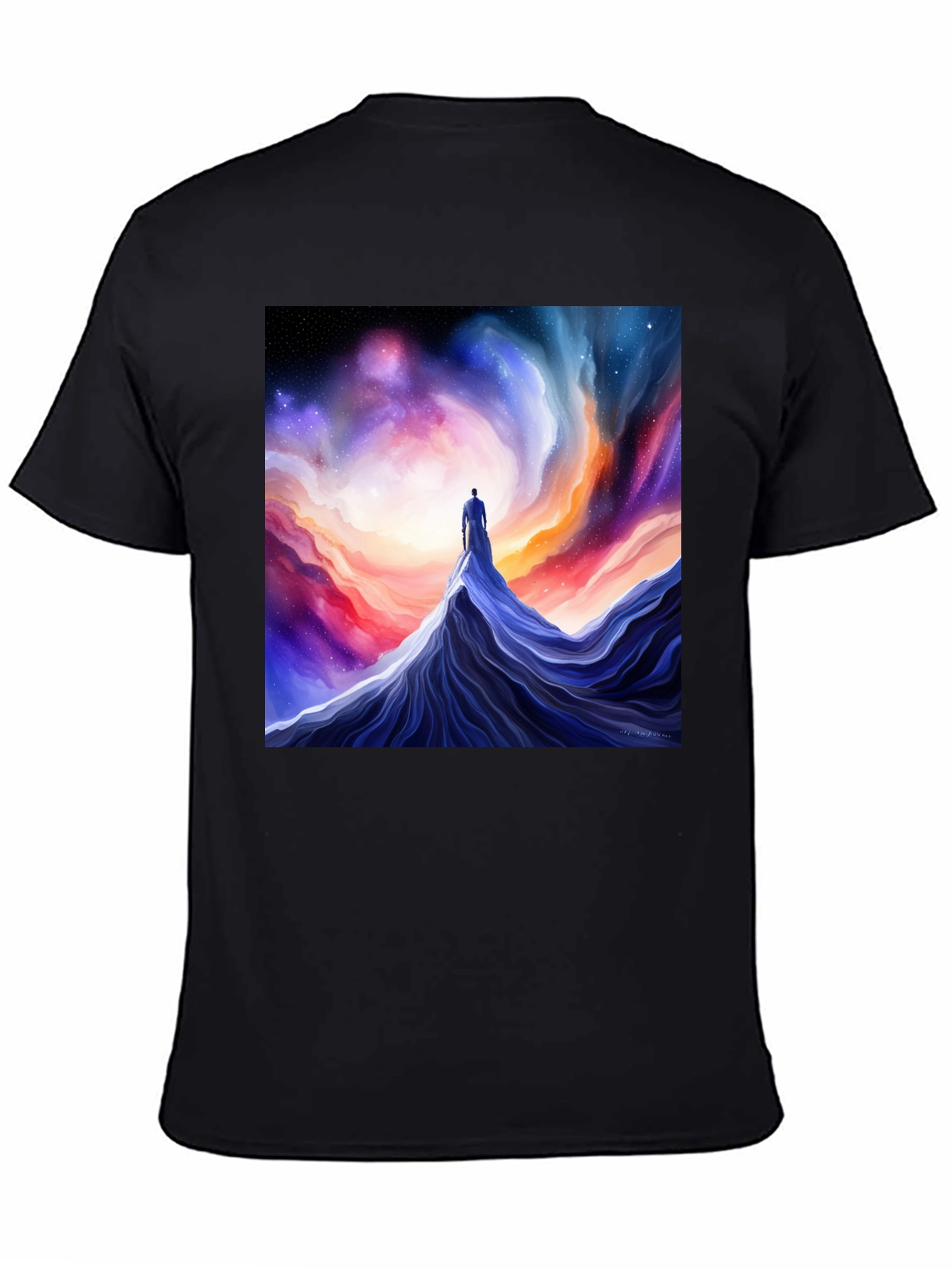 Camiseta Hombre Diseño Cósmico