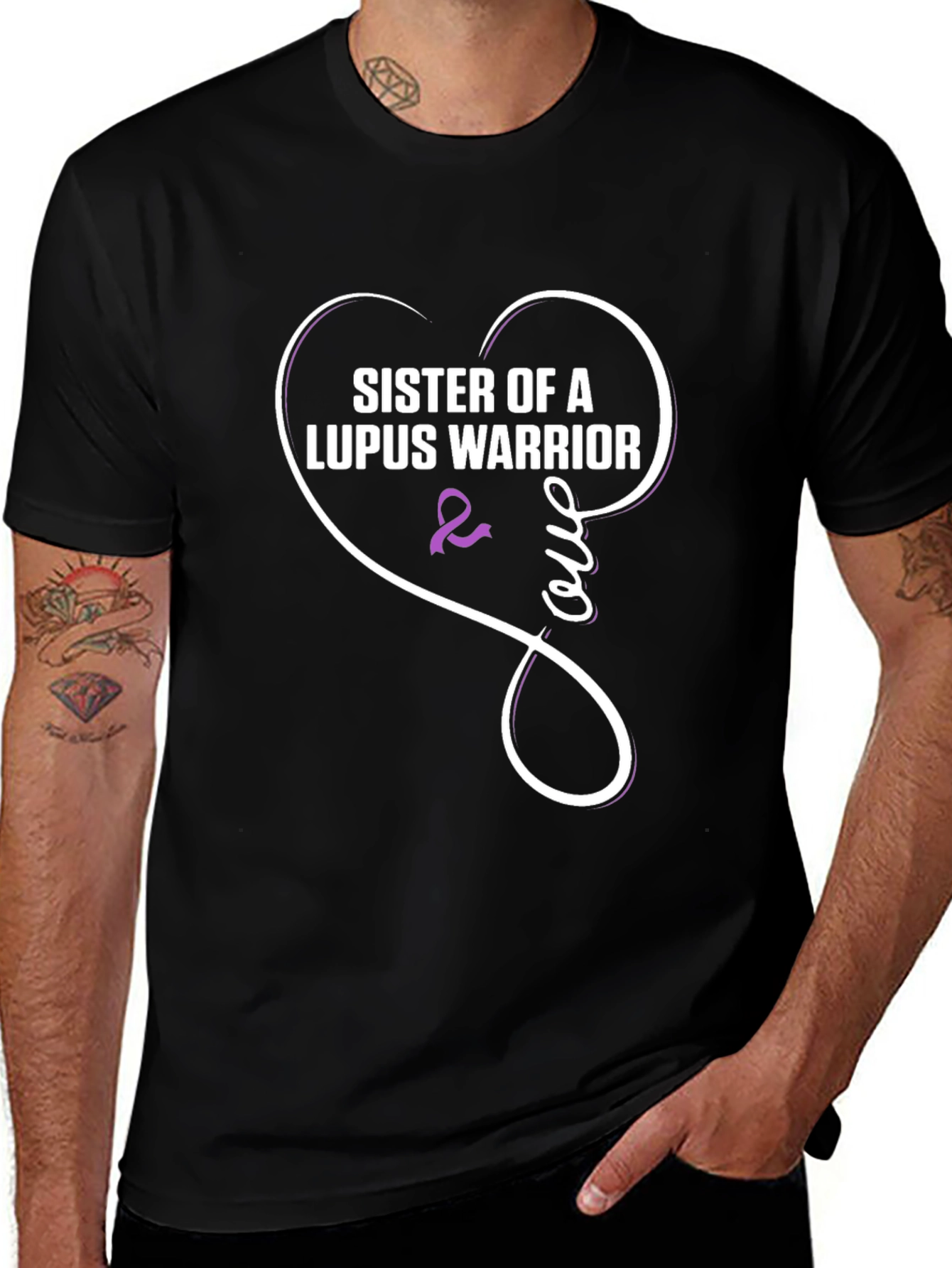 Camiseta Hermana de Guerrera de Lupus Amor