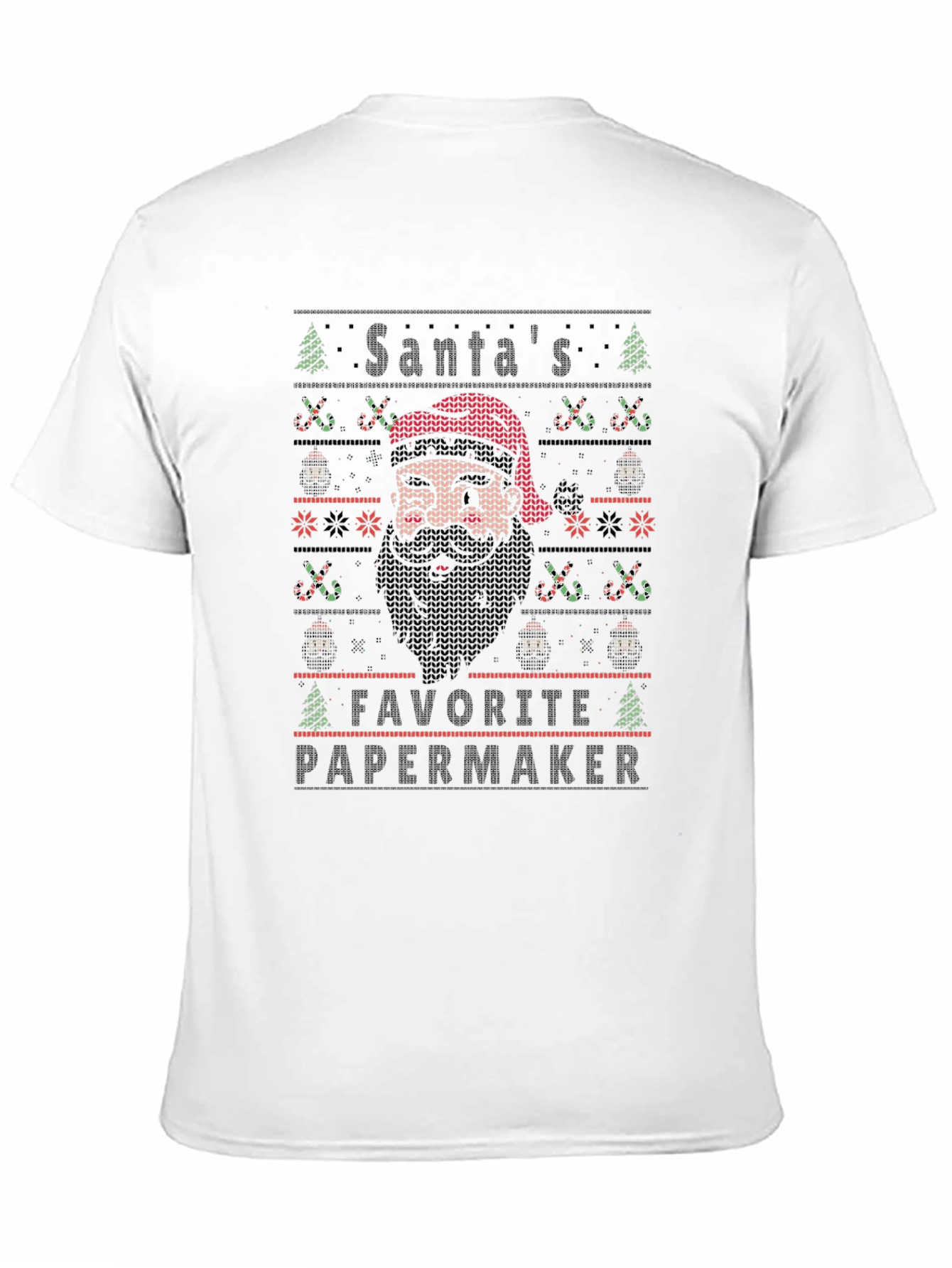 Camiseta Navideña El Papelero Favorito de Santa