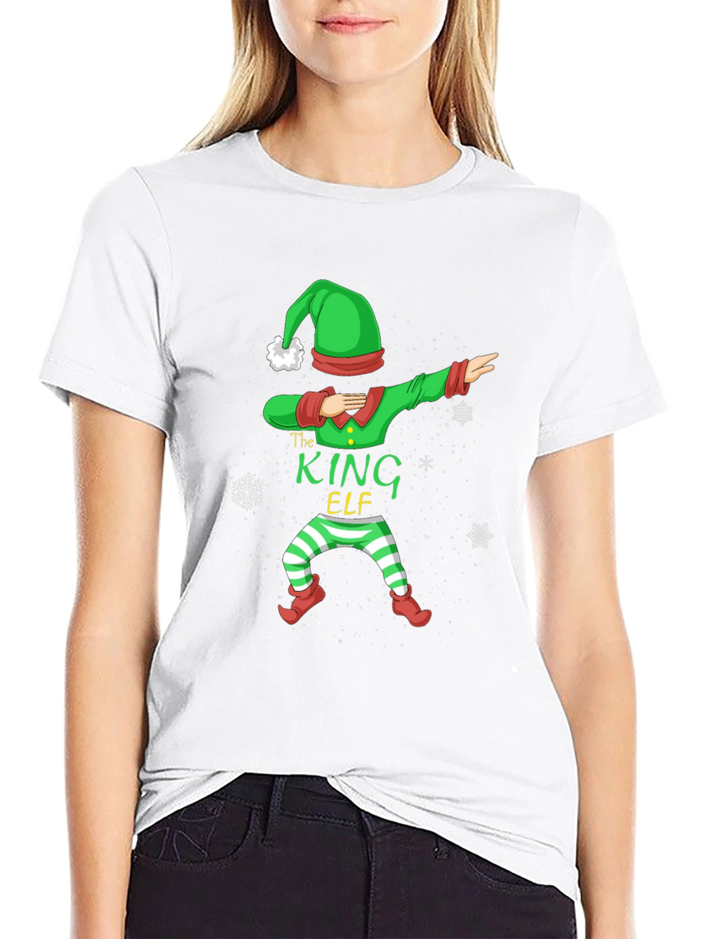 Camiseta Navideña The King Elf Hombre