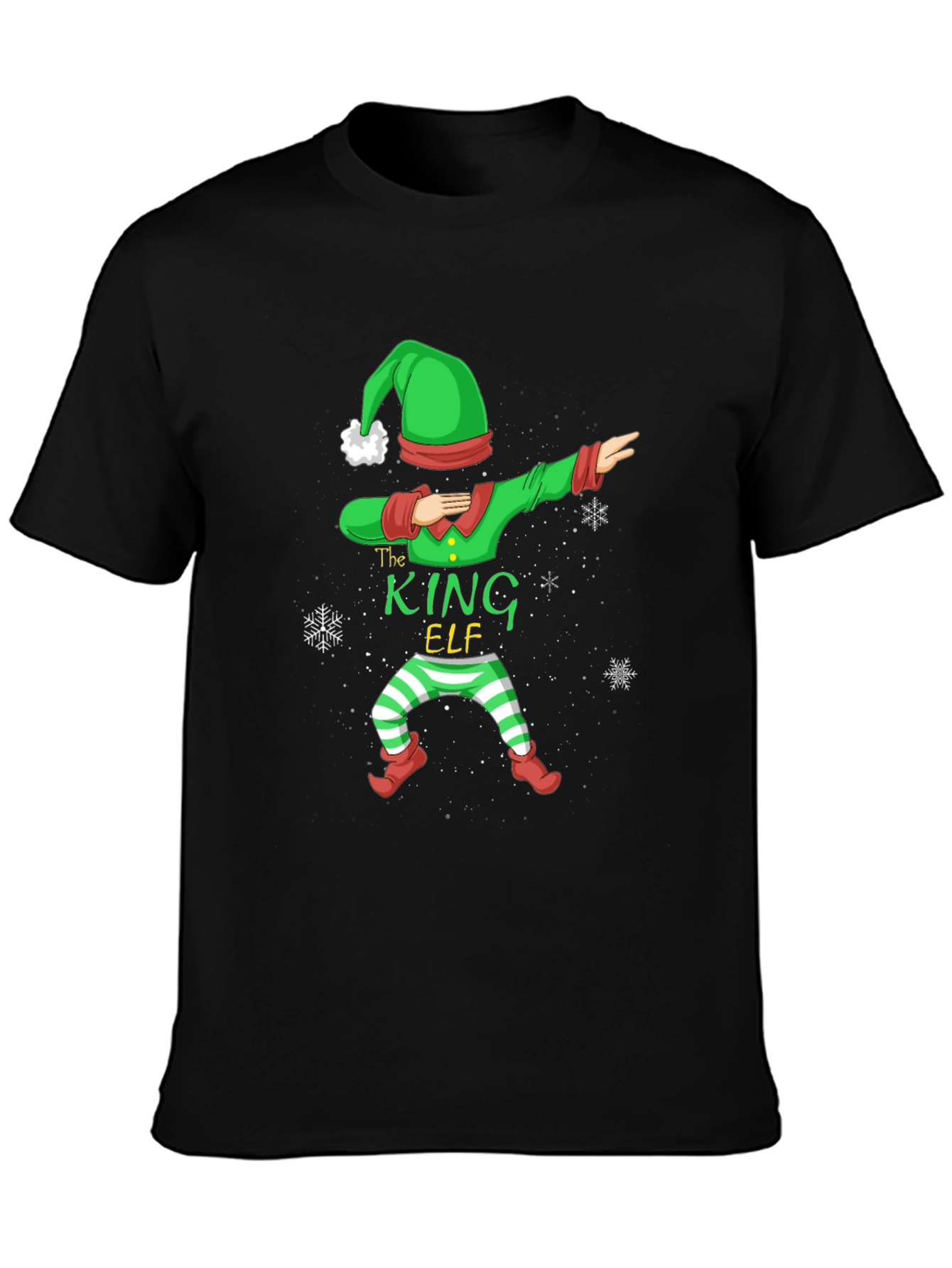 Camiseta Navideña The King Elf Hombre