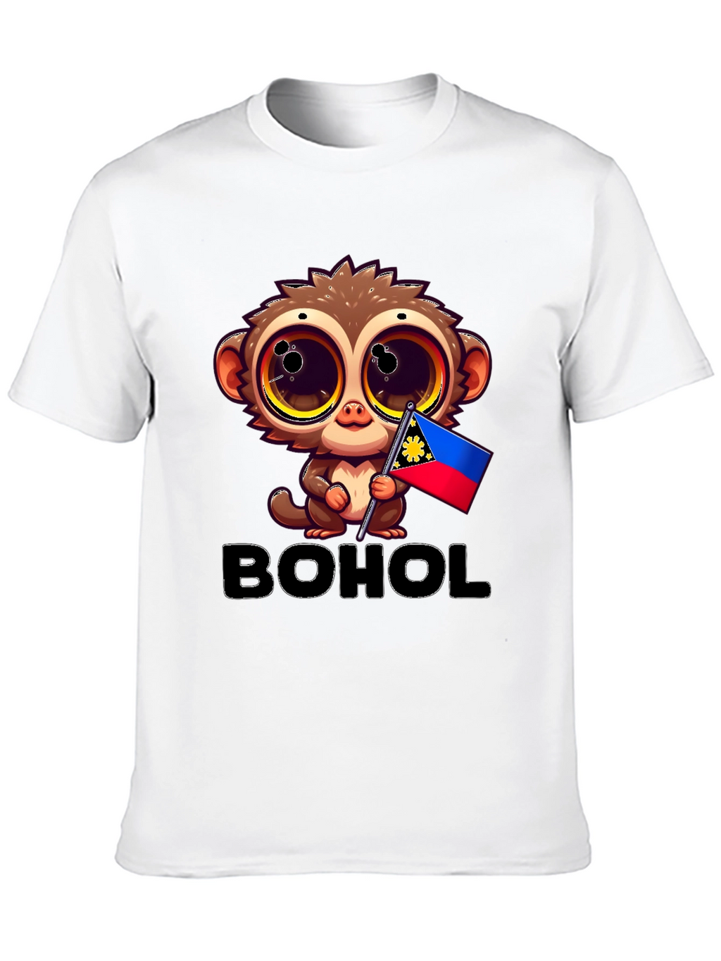 Camiseta Bohol con Diseño de Tarsier Filipina