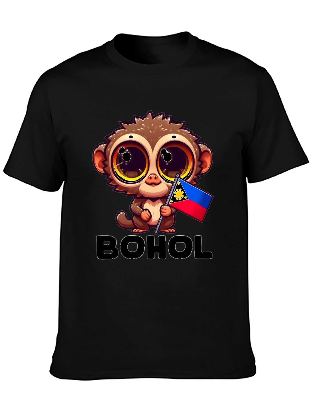 Camiseta Bohol con Diseño de Tarsier Filipina