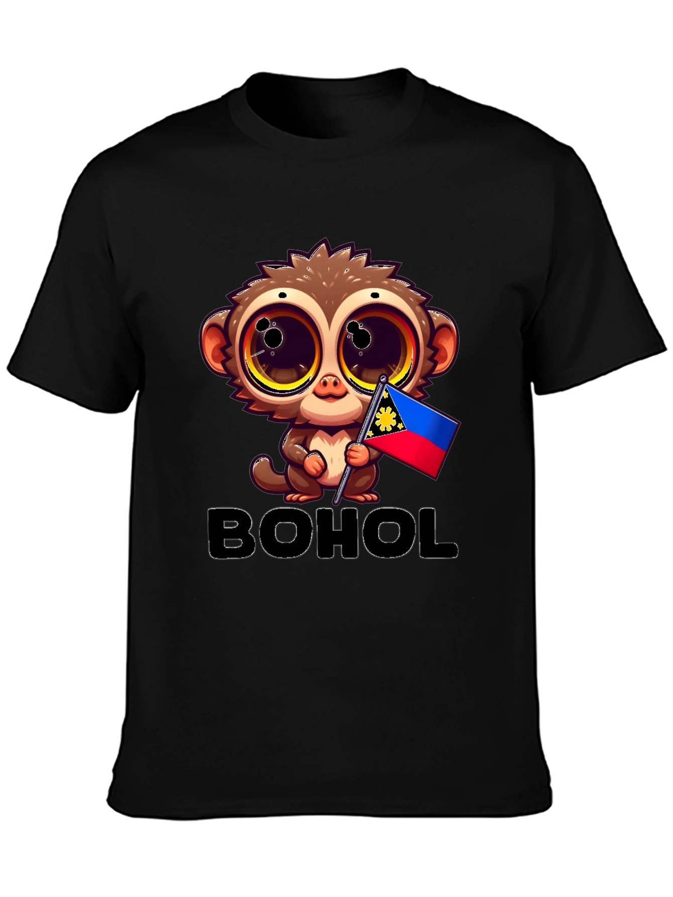 Camiseta Bohol con Diseño de Tarsier Filipina