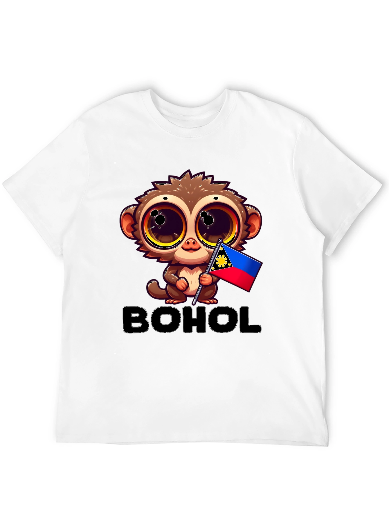 Camiseta Bohol con Diseño de Tarsier Filipina