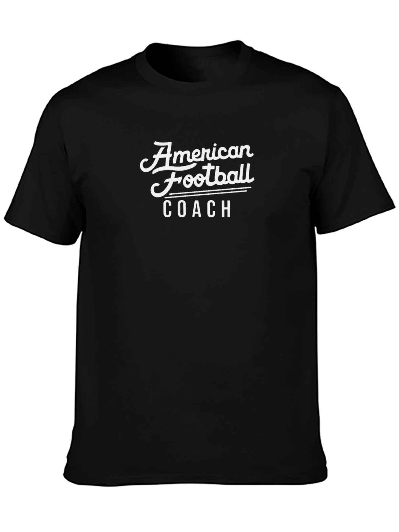 Camiseta Negra American Football Coach
