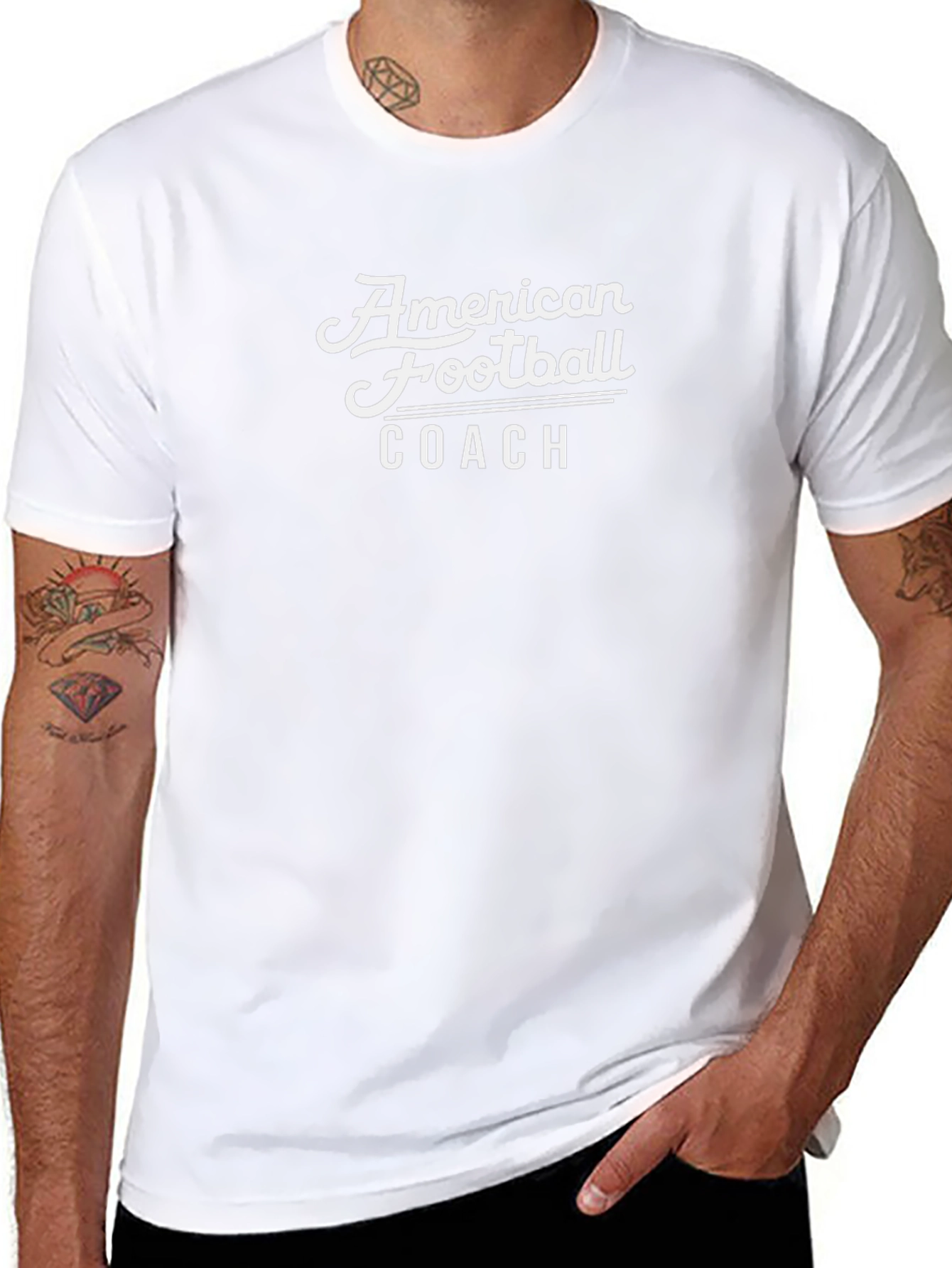 Camiseta Negra American Football Coach