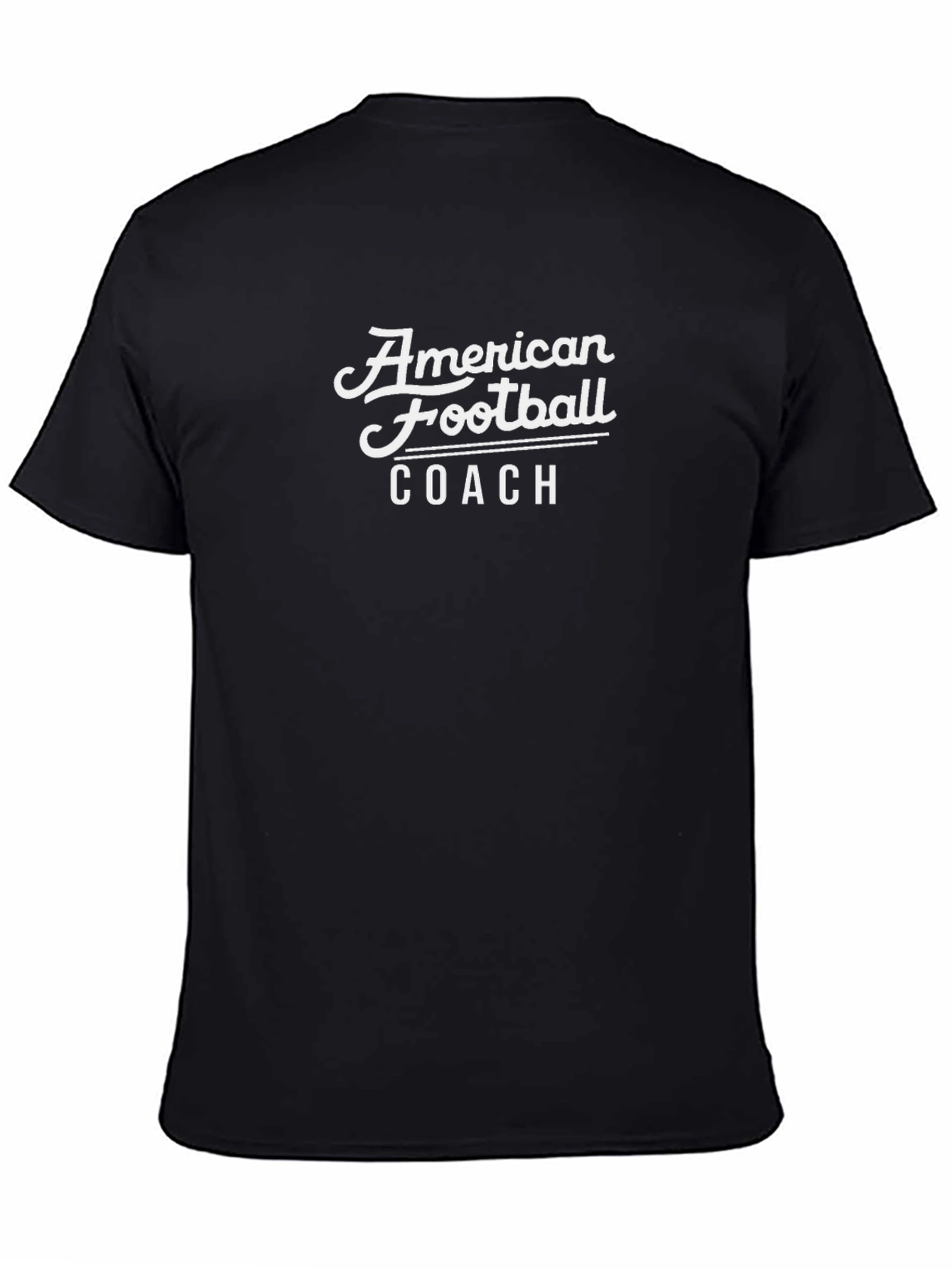 Camiseta Negra American Football Coach