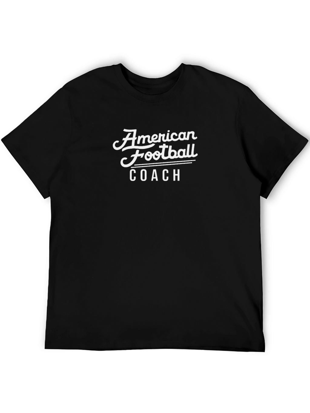 Camiseta Negra American Football Coach