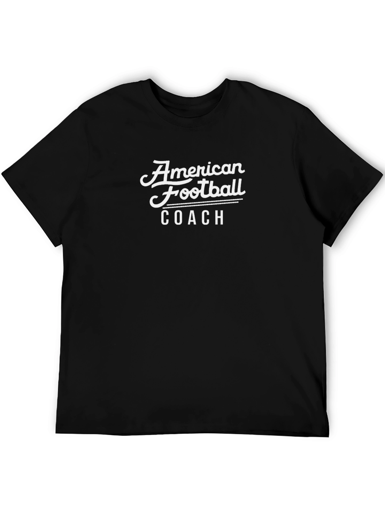 Camiseta Negra American Football Coach